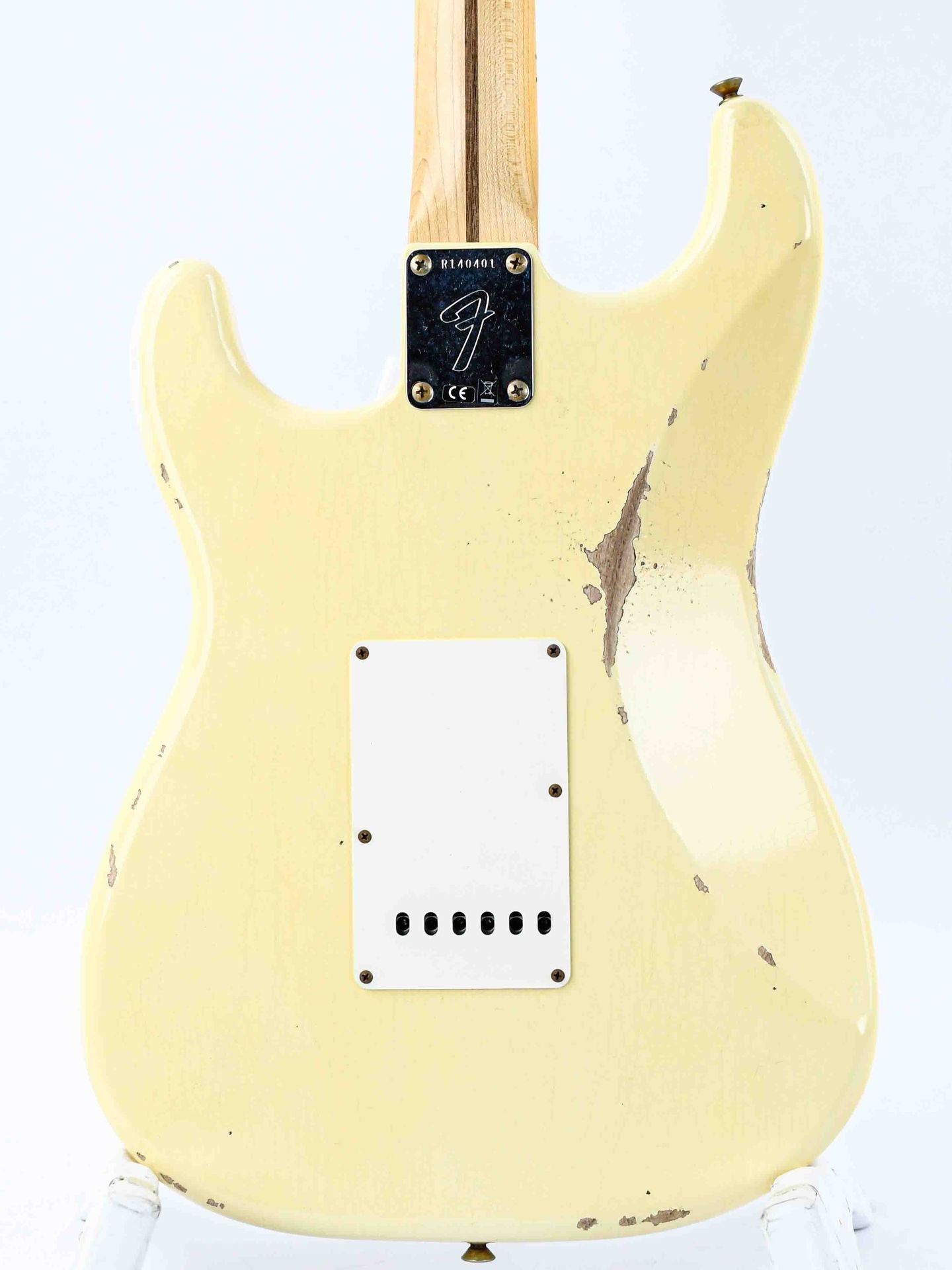 Fender Custom Shop 55 Stratocaster Relic Aged Vintage White