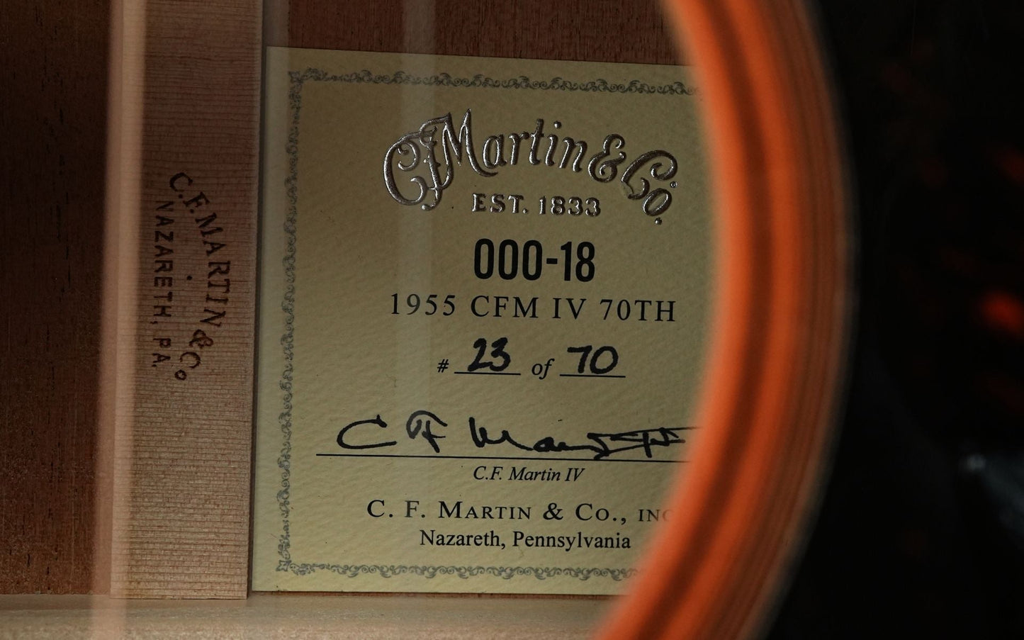 Martin D18 1955 CFM IV 70th 69 of 70 Limited Edition