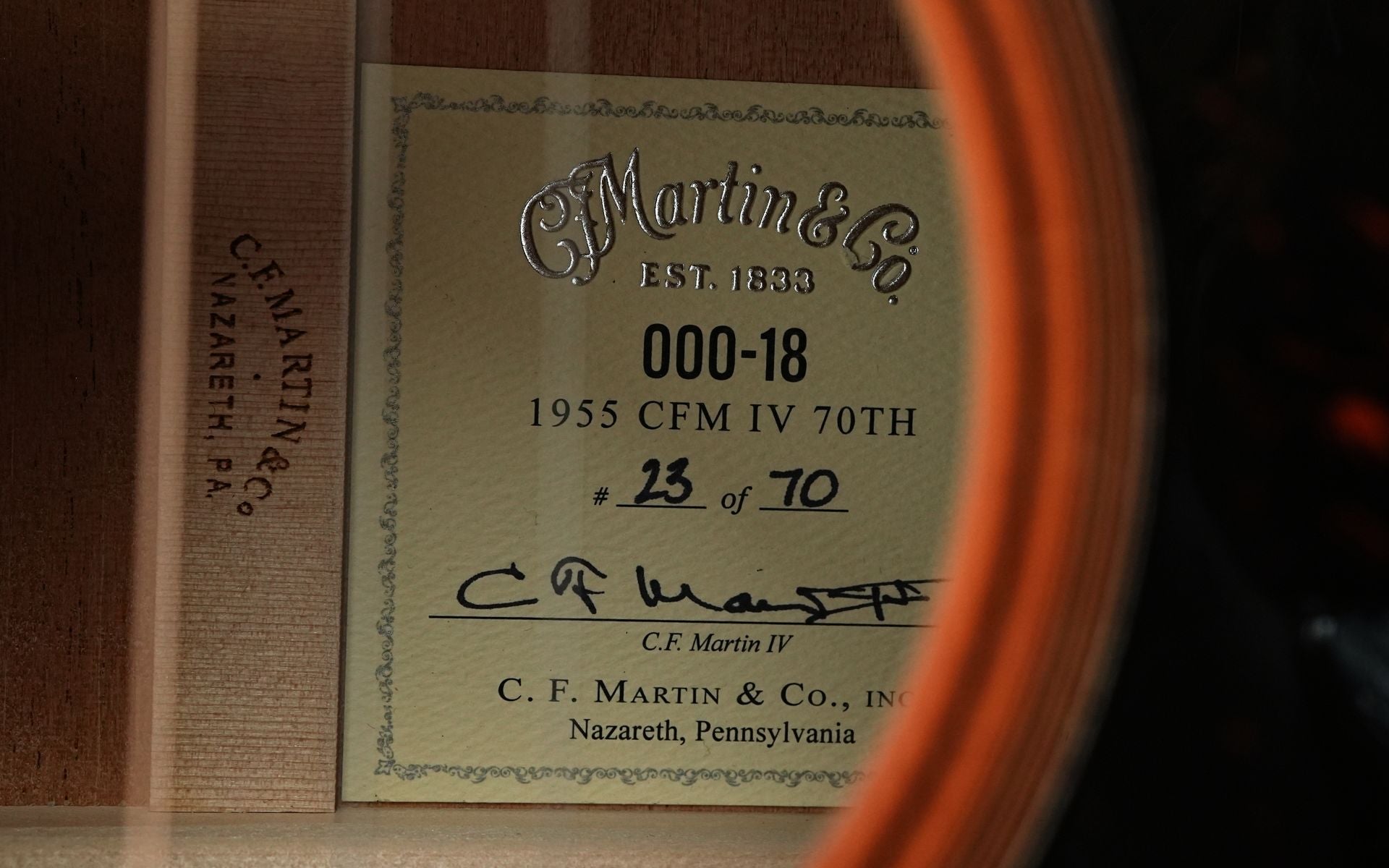 Martin D18 1955 CFM IV 70th 69 of 70 Limited Edition