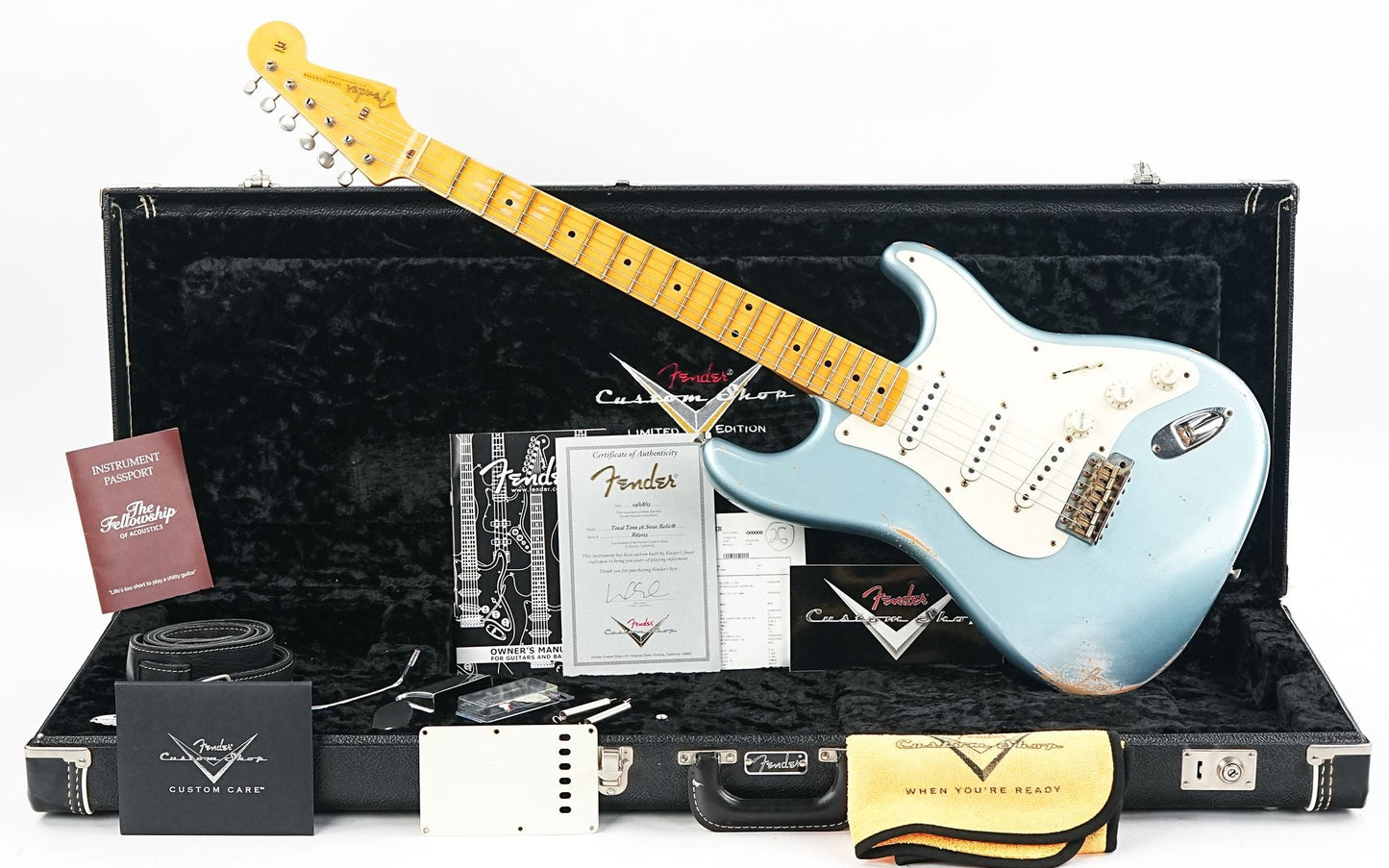 Fender Custom Shop Total Tone 56 Stratocaster Ice Blue Metallic 2013
