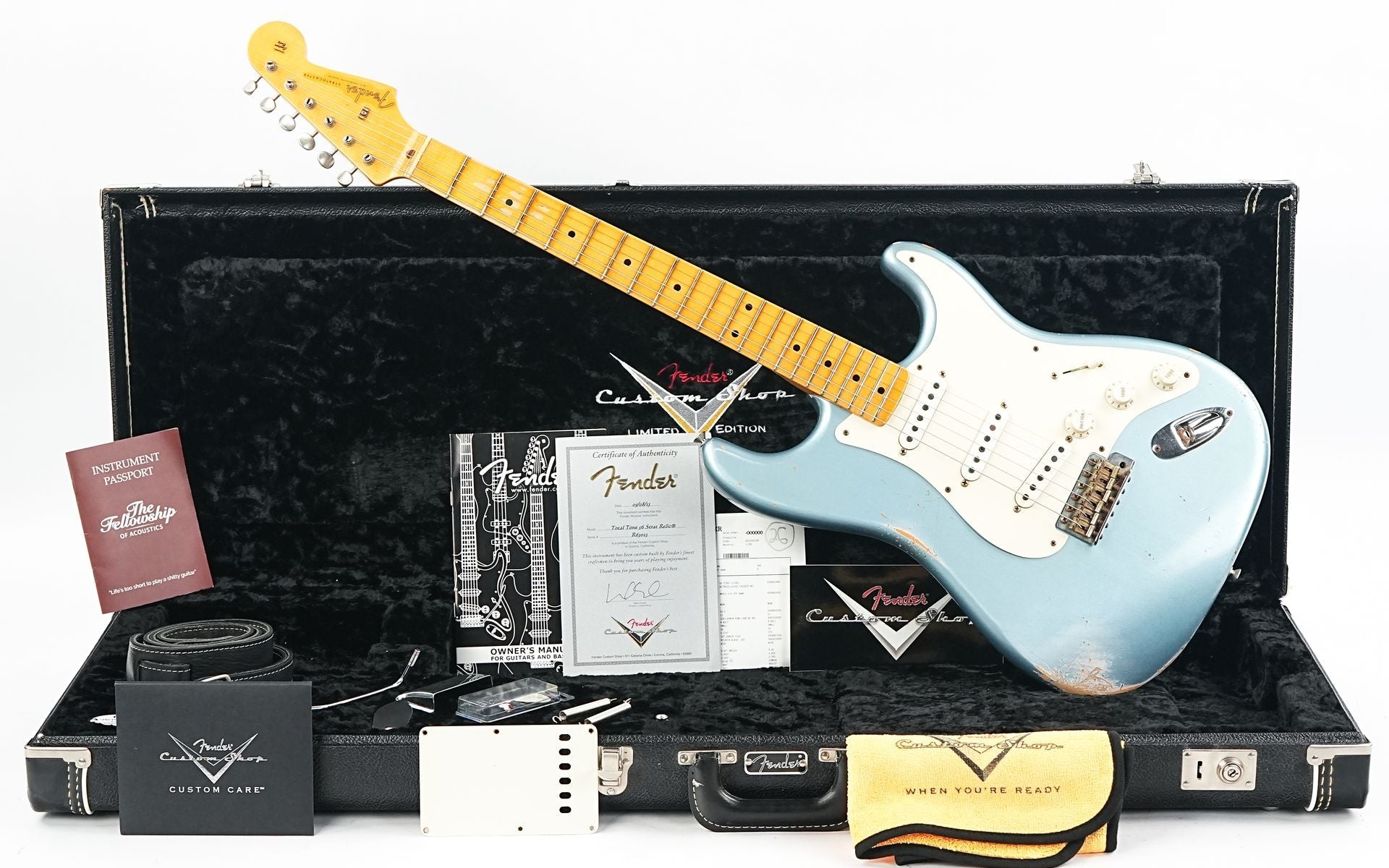 Fender Custom Shop Total Tone 56 Stratocaster Ice Blue Metallic 2013
