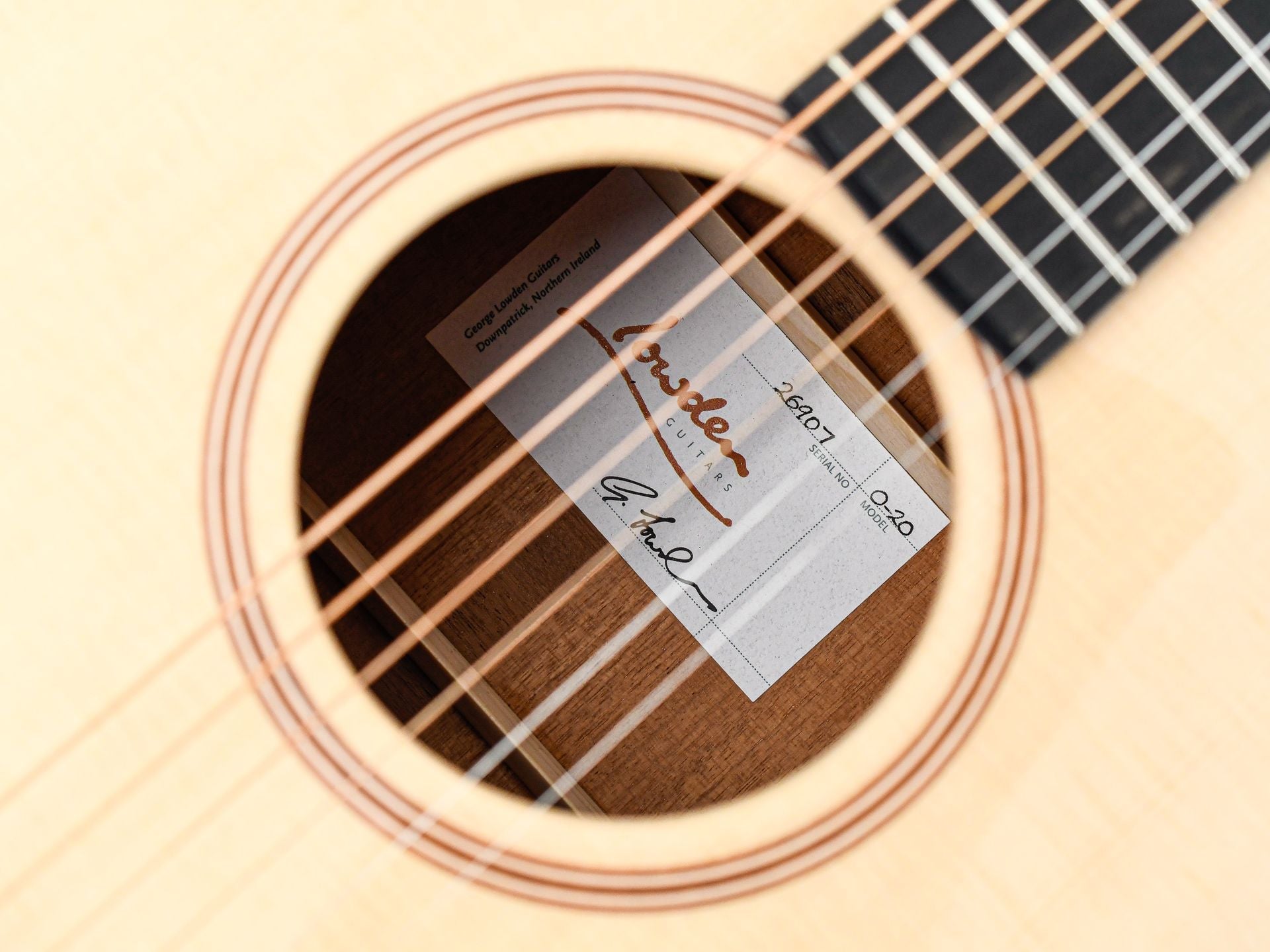 Lowden O20 Mahogany Sitka Spruce