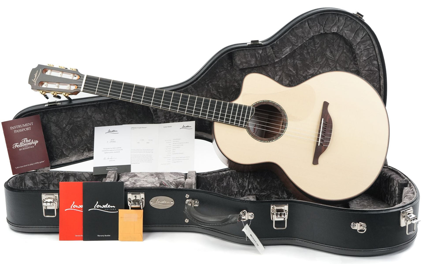 Lowden S50J Mastergrade Quilted Mahogany Alpine Spruce