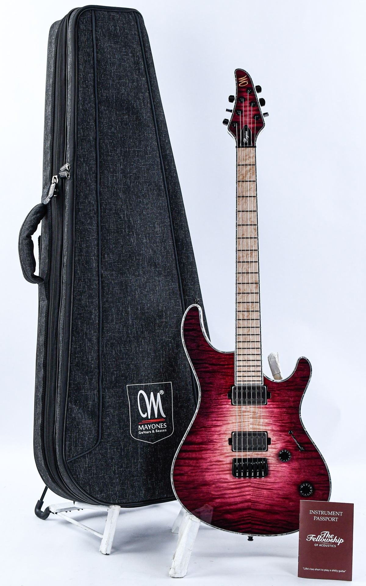Mayones Regius 6 Natural Fade Red Burst
