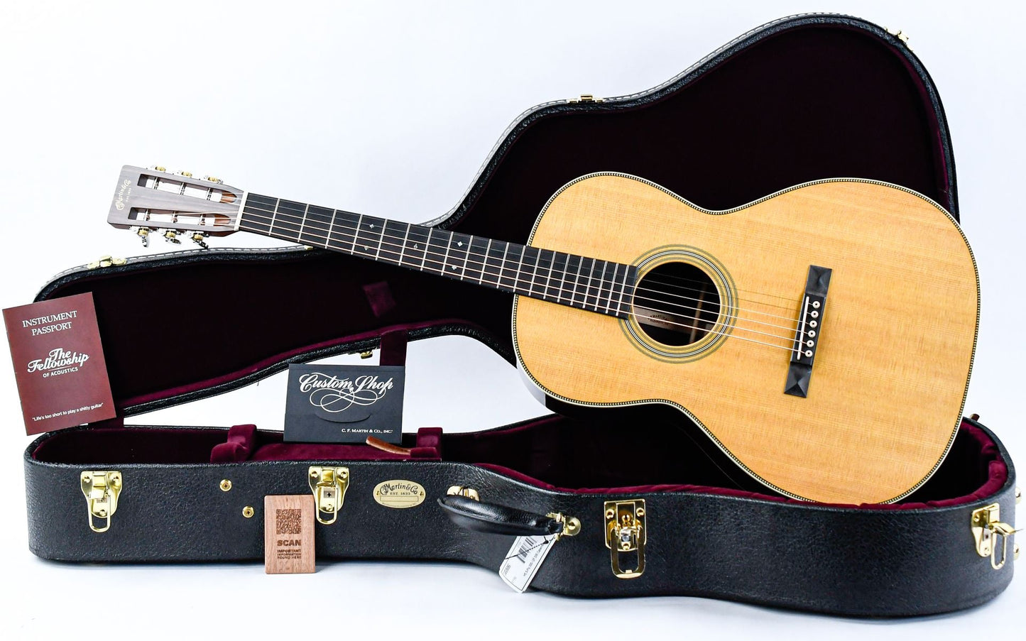 Martin Custom Shop 000 12 Fret Vintage Spruce Rosewood #2865289
