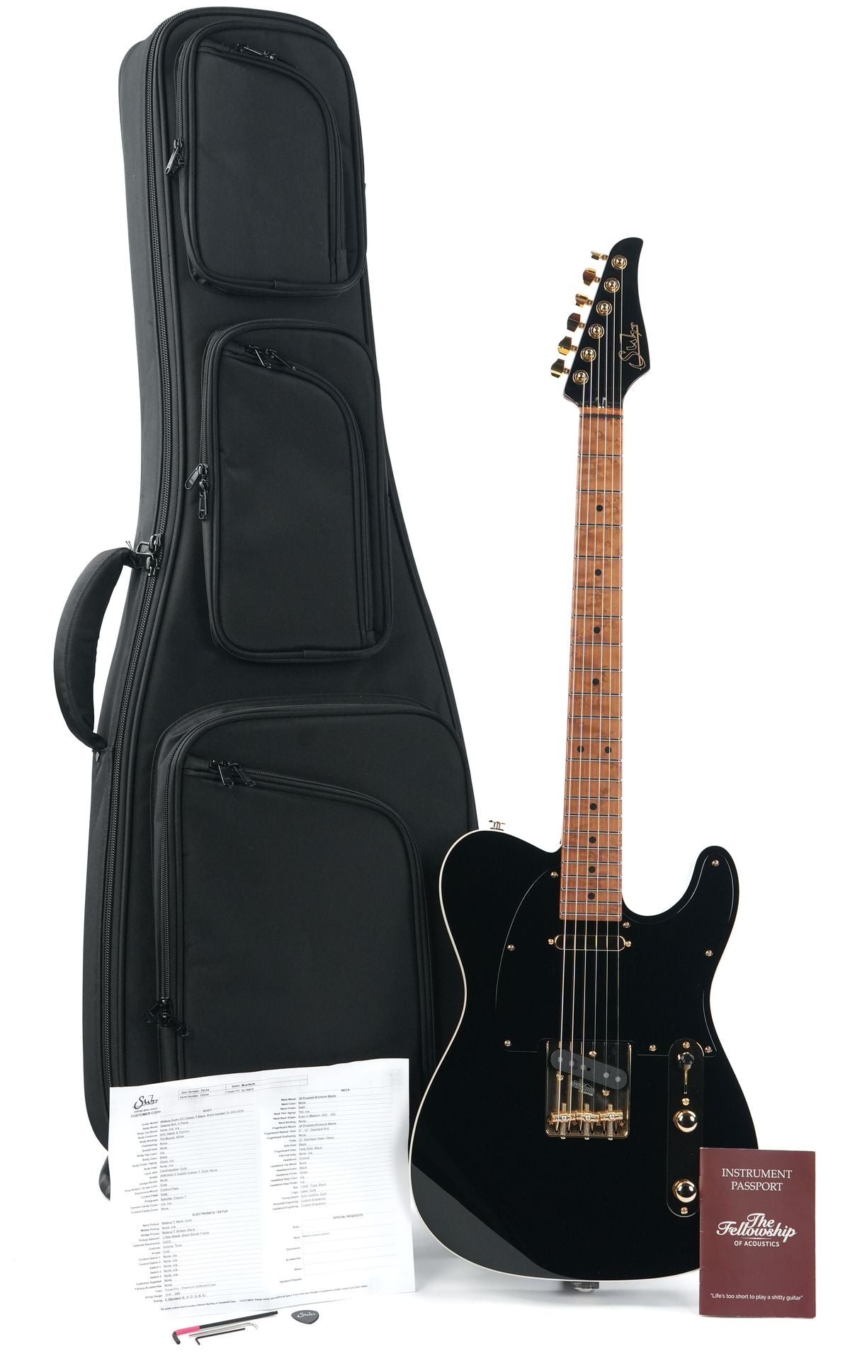 Suhr Mateus Asato T Black