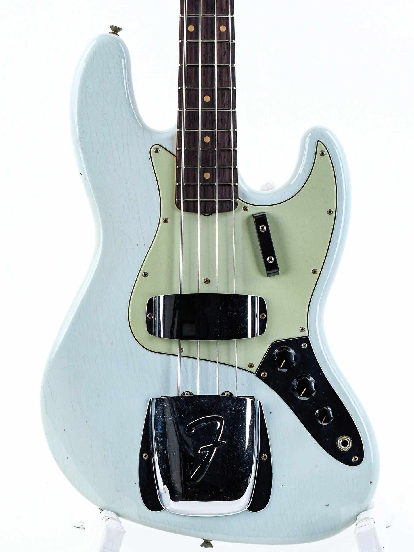 Fender Custom Shop 63 Jazz Bass Journeyman Faded Aged Sonic Blue