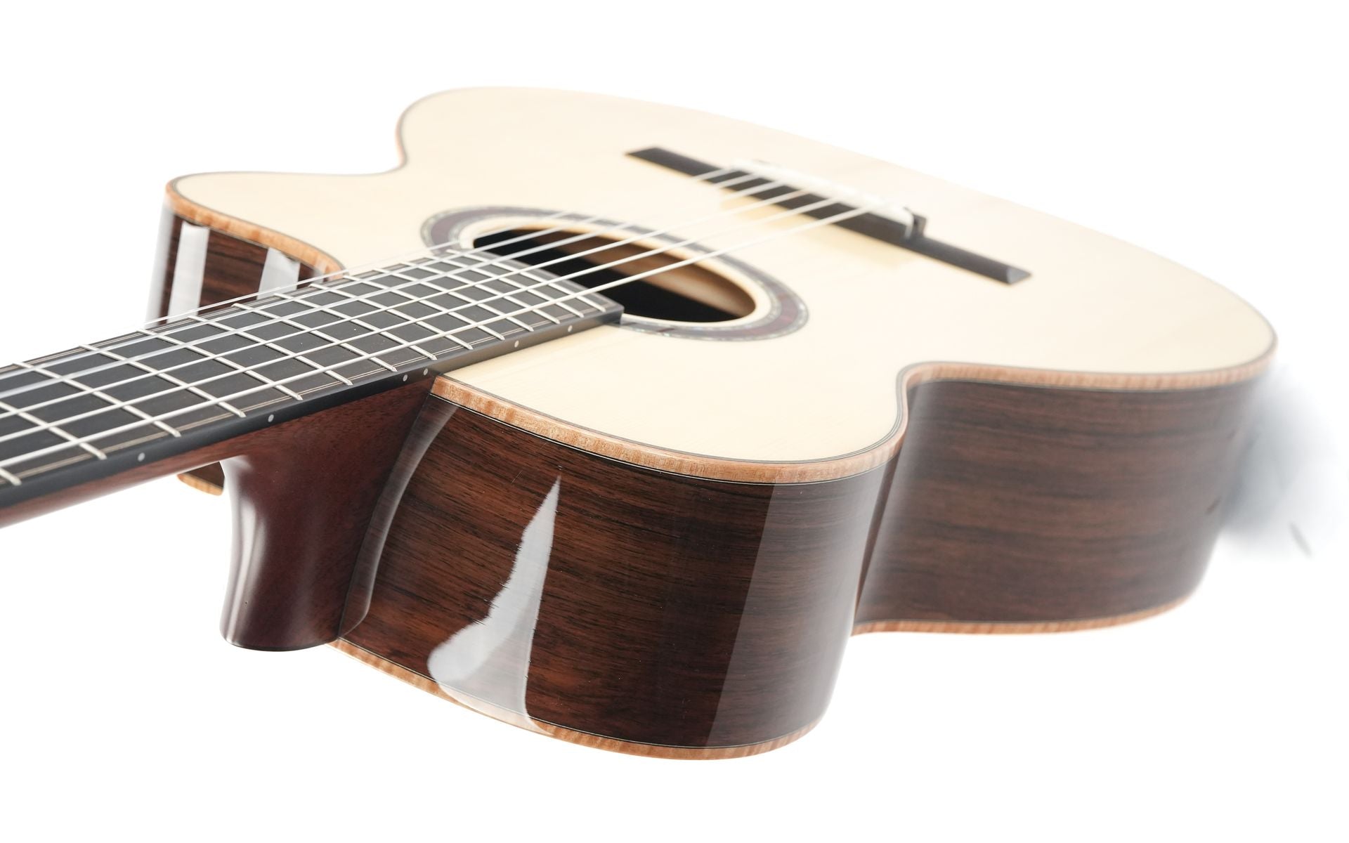 BSG OM32CF Nylon Spruce Madagascar Rosewood