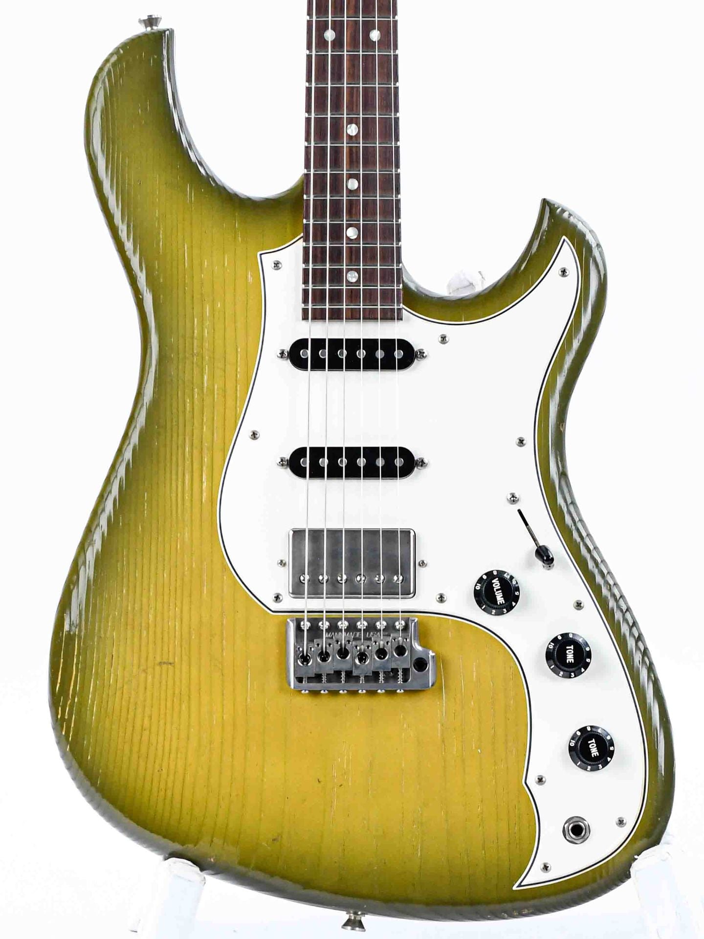Novo Nucleus NAMM Idris HSS Royal Olive Burst