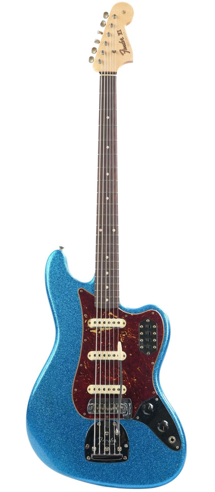 Fender Custom Shop Bass VI Journeyman Aged Blue Sparkle