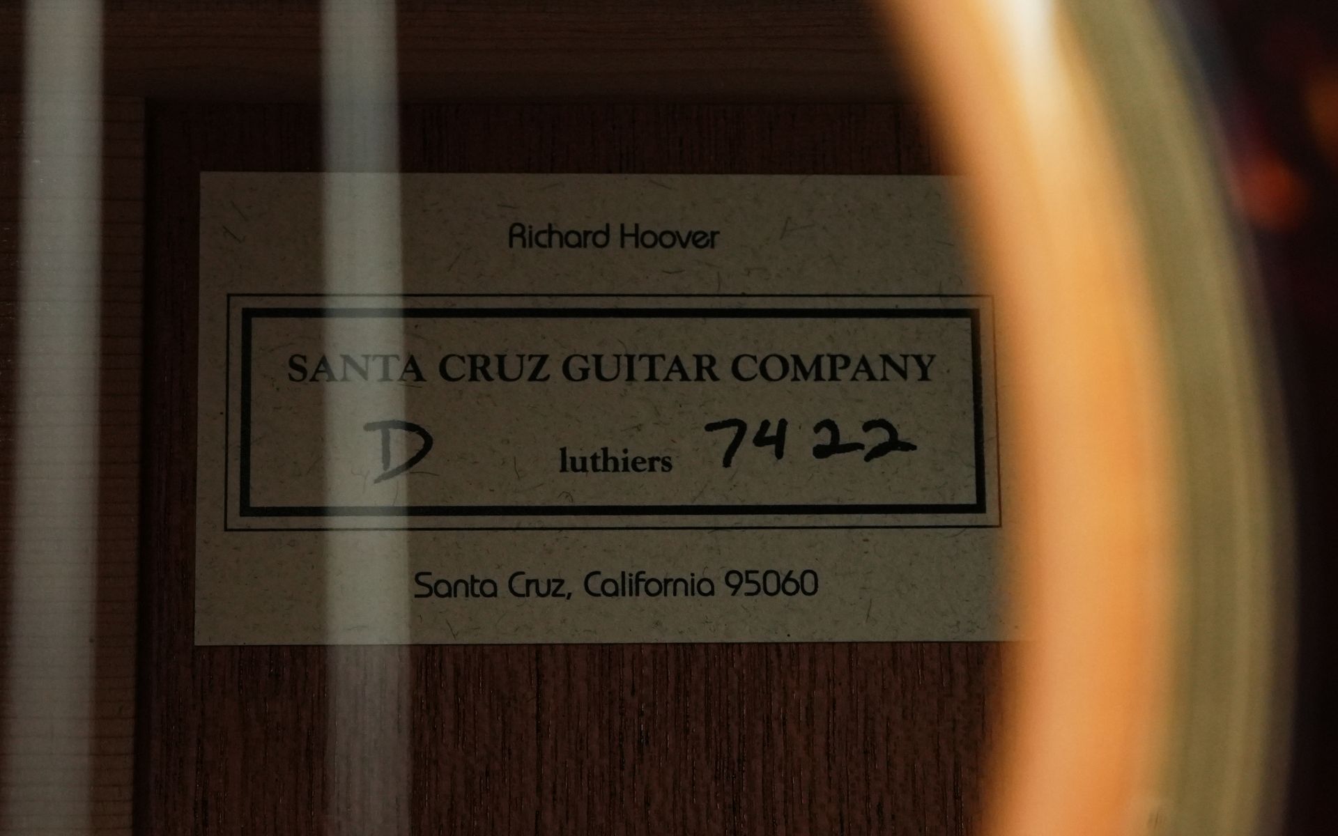 Santa Cruz D Mahogany Spruce 2019
