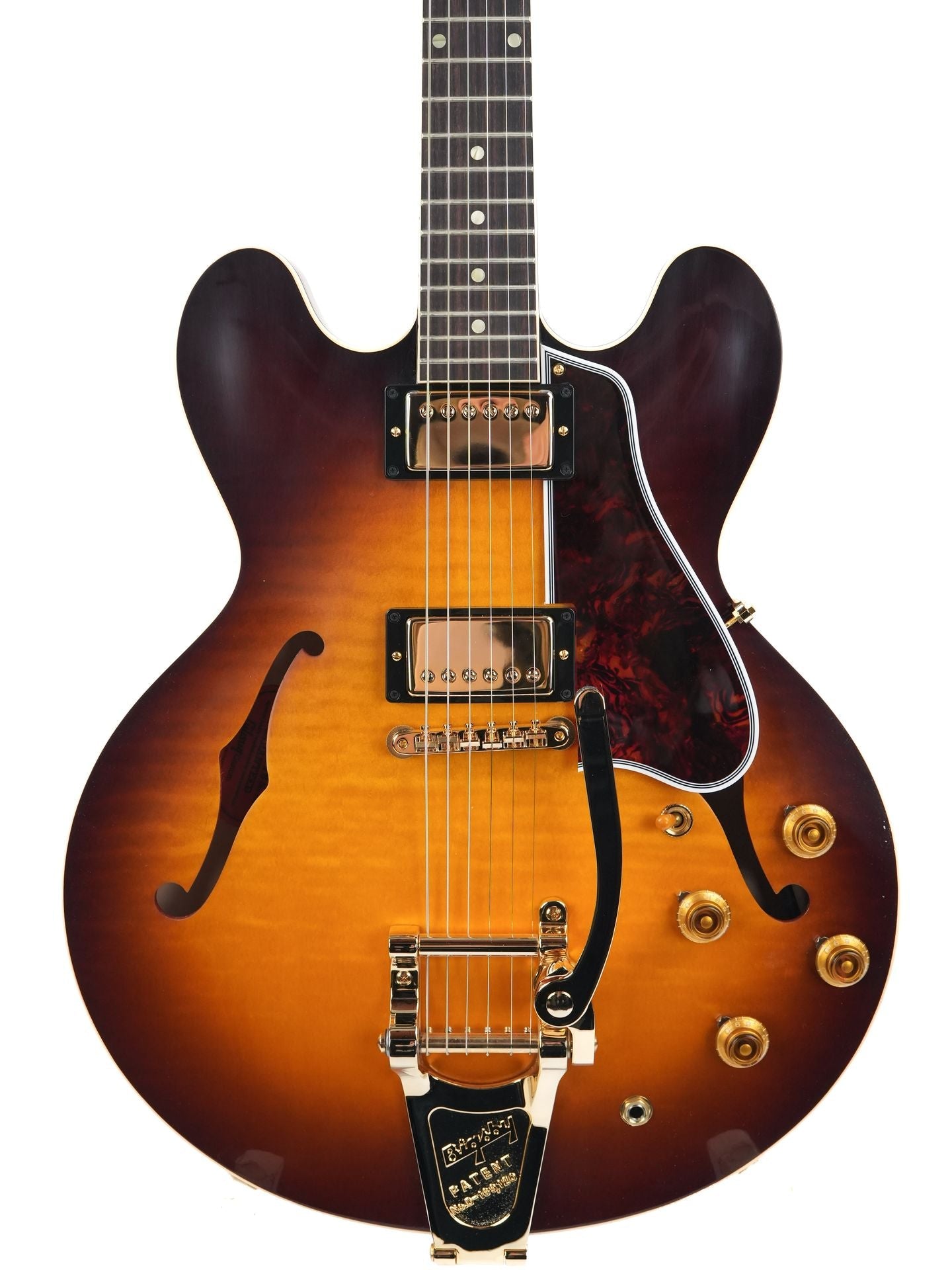 Gibson Custom 1959 ES335 Figured L5 Style Neck Vintage Sunburst VOS
