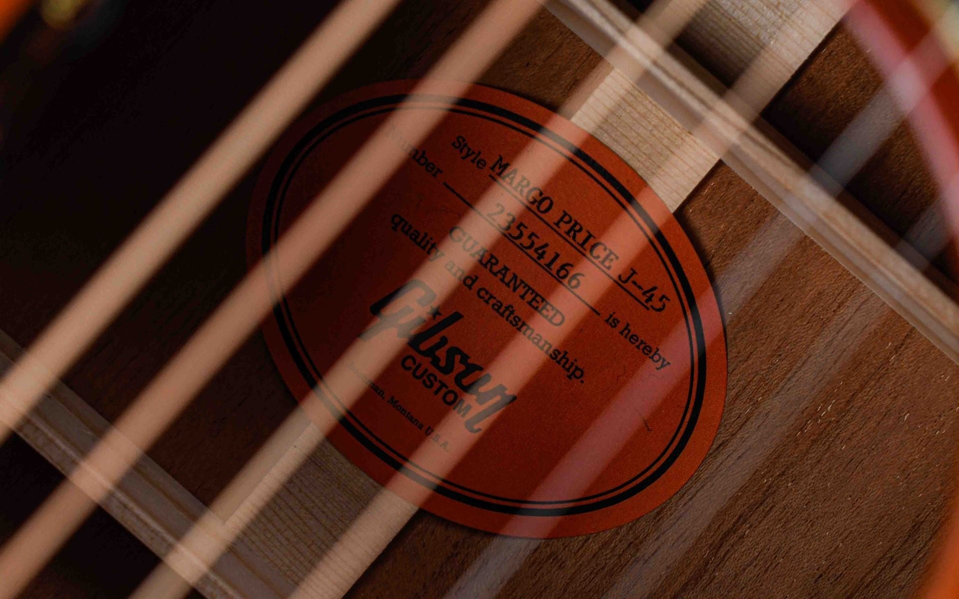 Gibson Margo Price J45 Heritage Cherry Sunburst