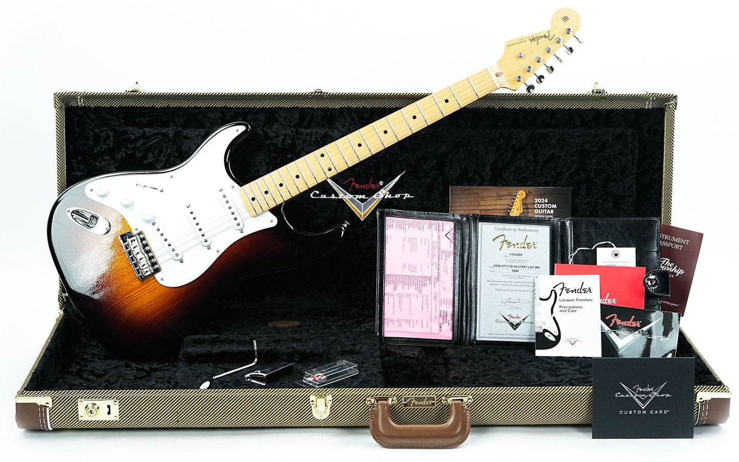 Fender Custom Shop Ltd 54 Stratocaster Closet Classic Wide Fade Sunburst Lefty B-Stock