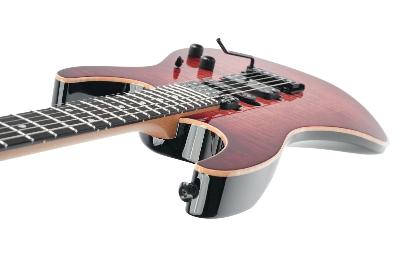 Suhr Modern Custom Faded Trans Wine Red Burst