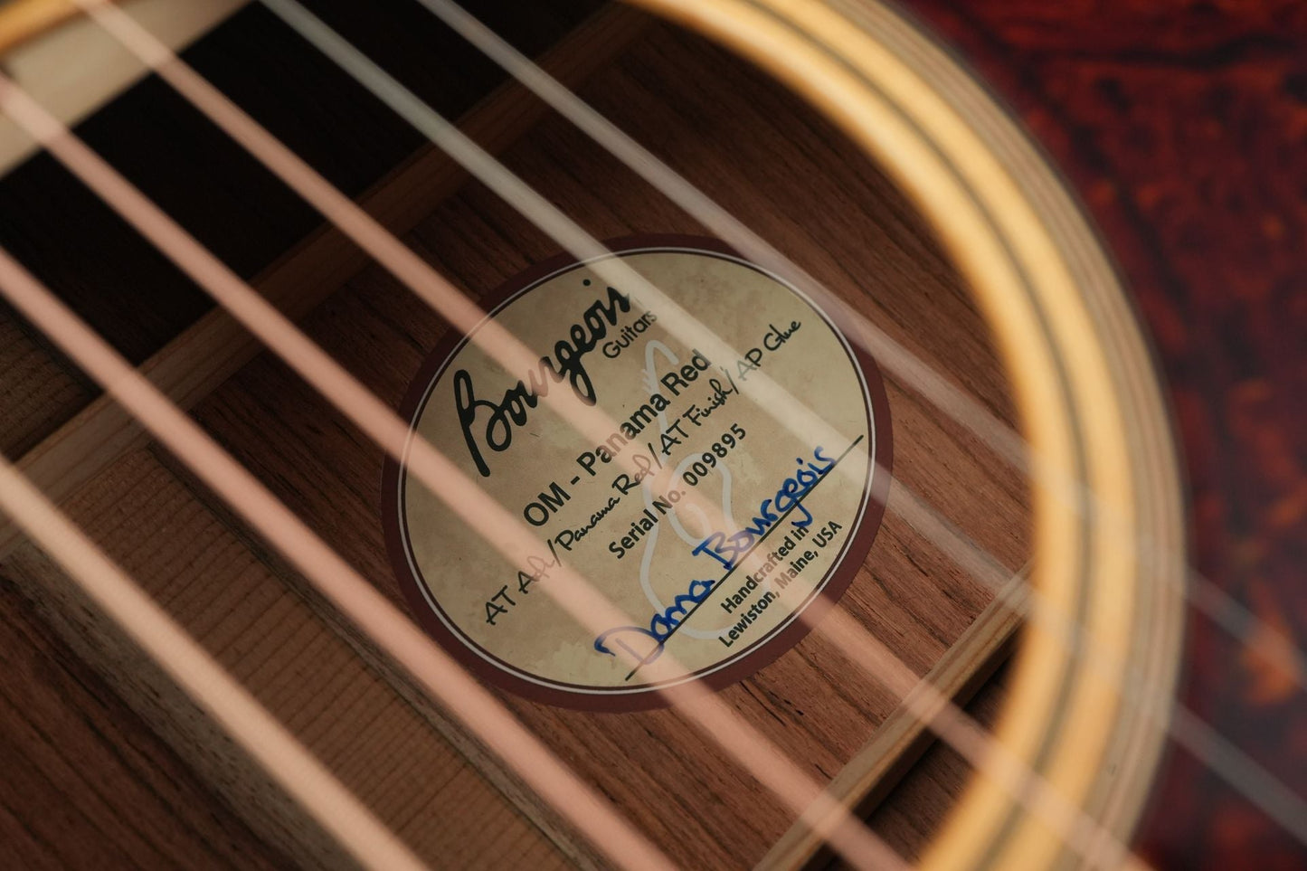 Bourgeois OM Aged Tone Panama Red 2023
