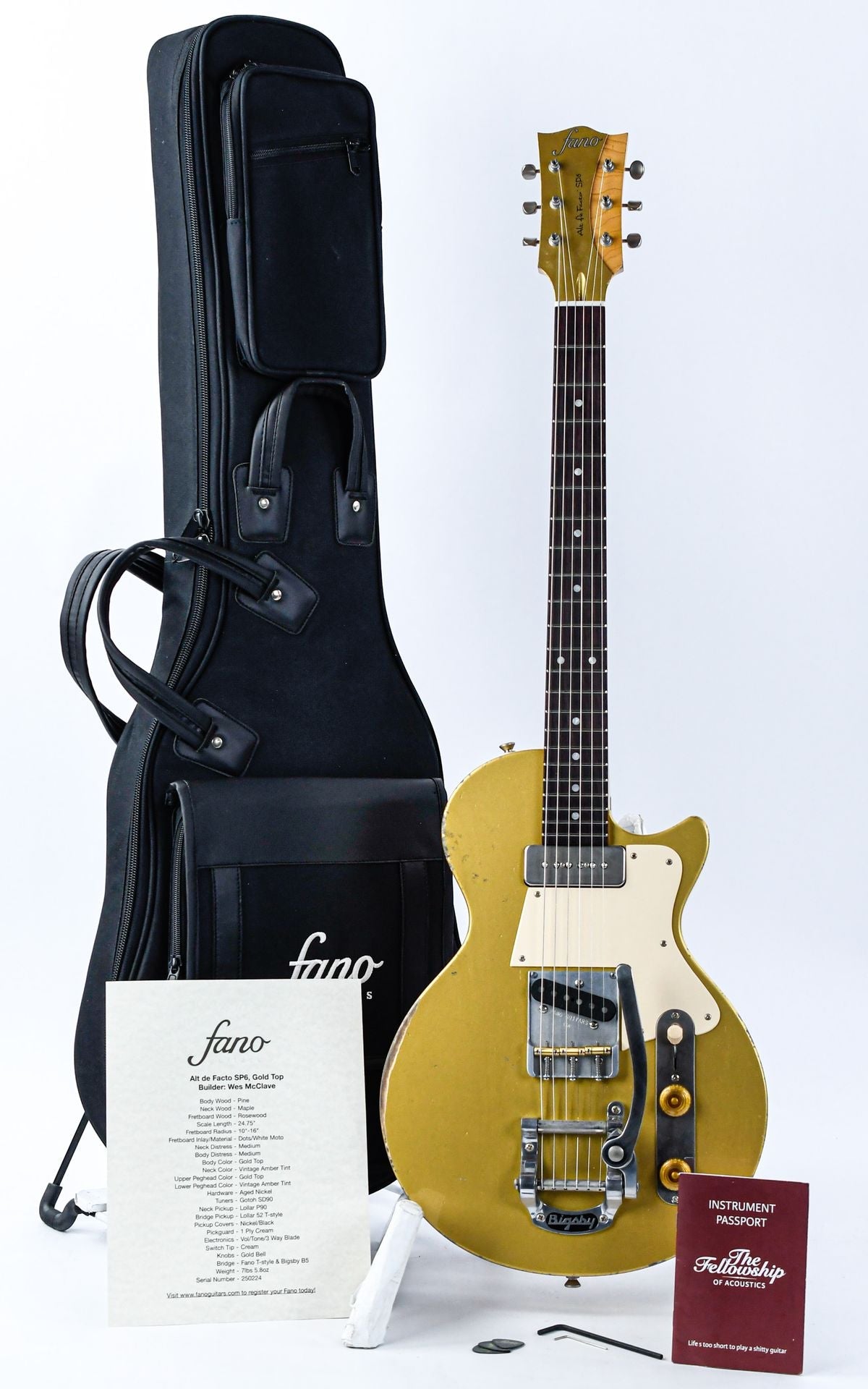 Fano SP6 Alt de Facto Gold Top Relic