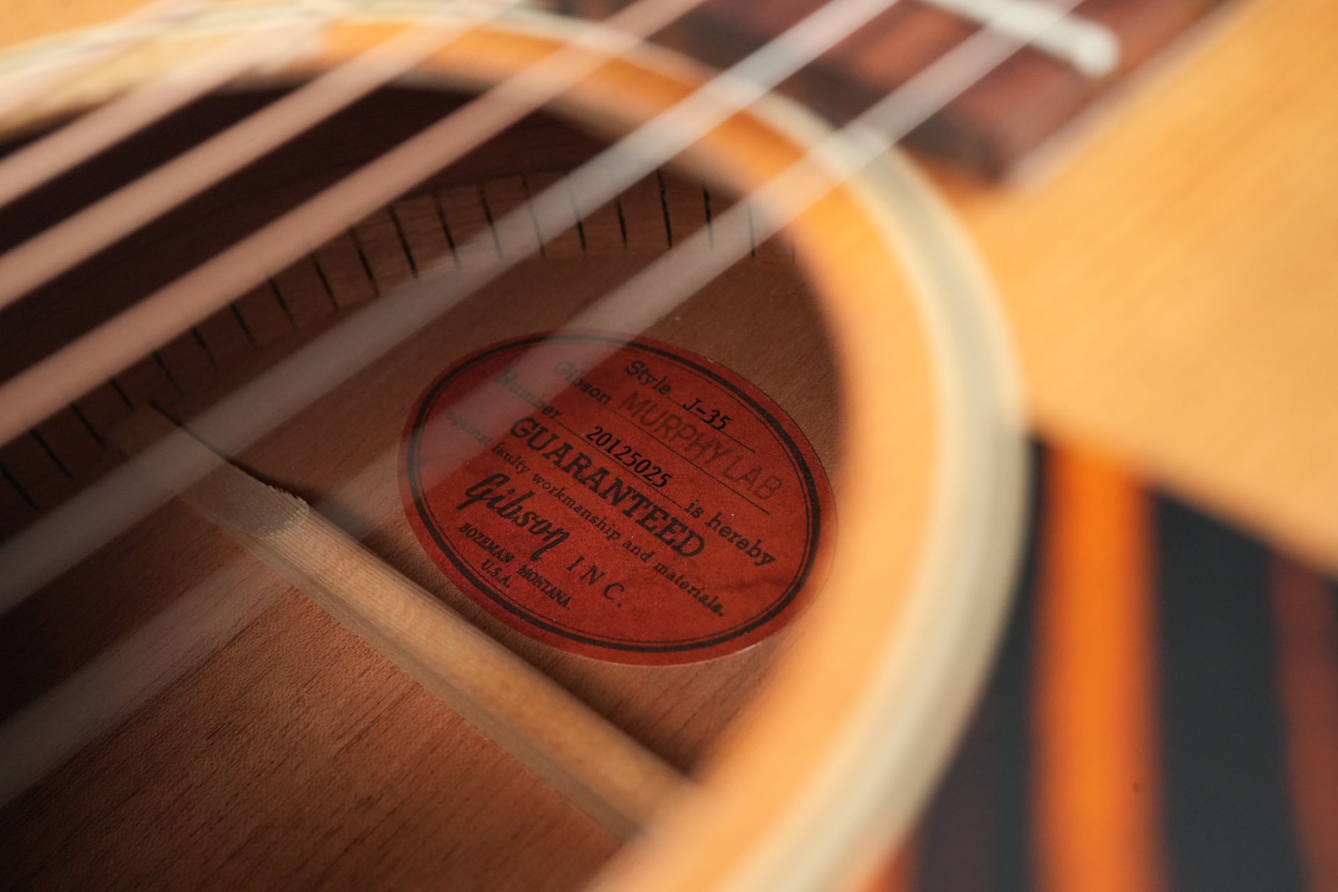 Gibson 1936 J35 Murphy Lab Light Aged Antique Natural #20125025