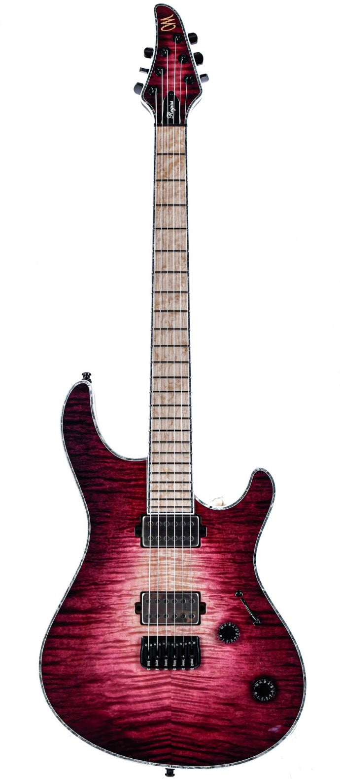 Mayones Regius 6 Natural Fade Red Burst