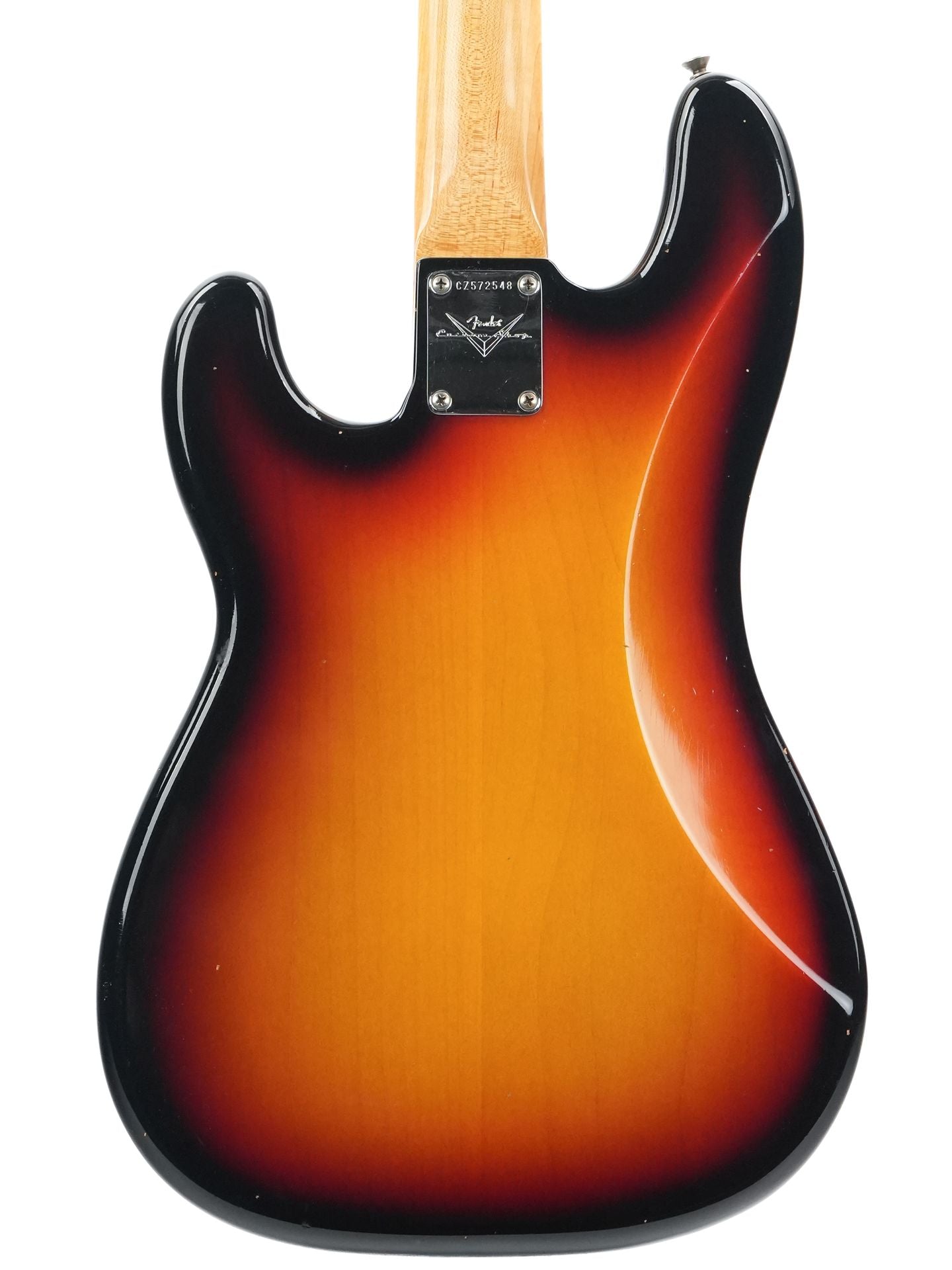 Fender Custom Shop 66 Precision bass Journeyman Bleached 3 Tone Sunburst 2023