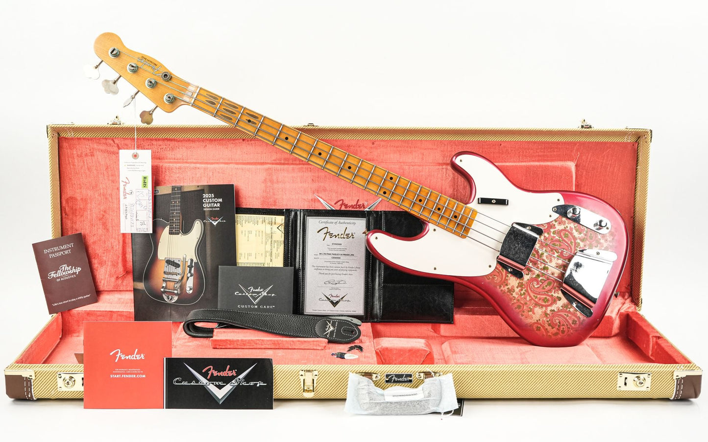Fender Custom Shop LTD Edition Pink Paisley '54 Precision Bass Journeyman