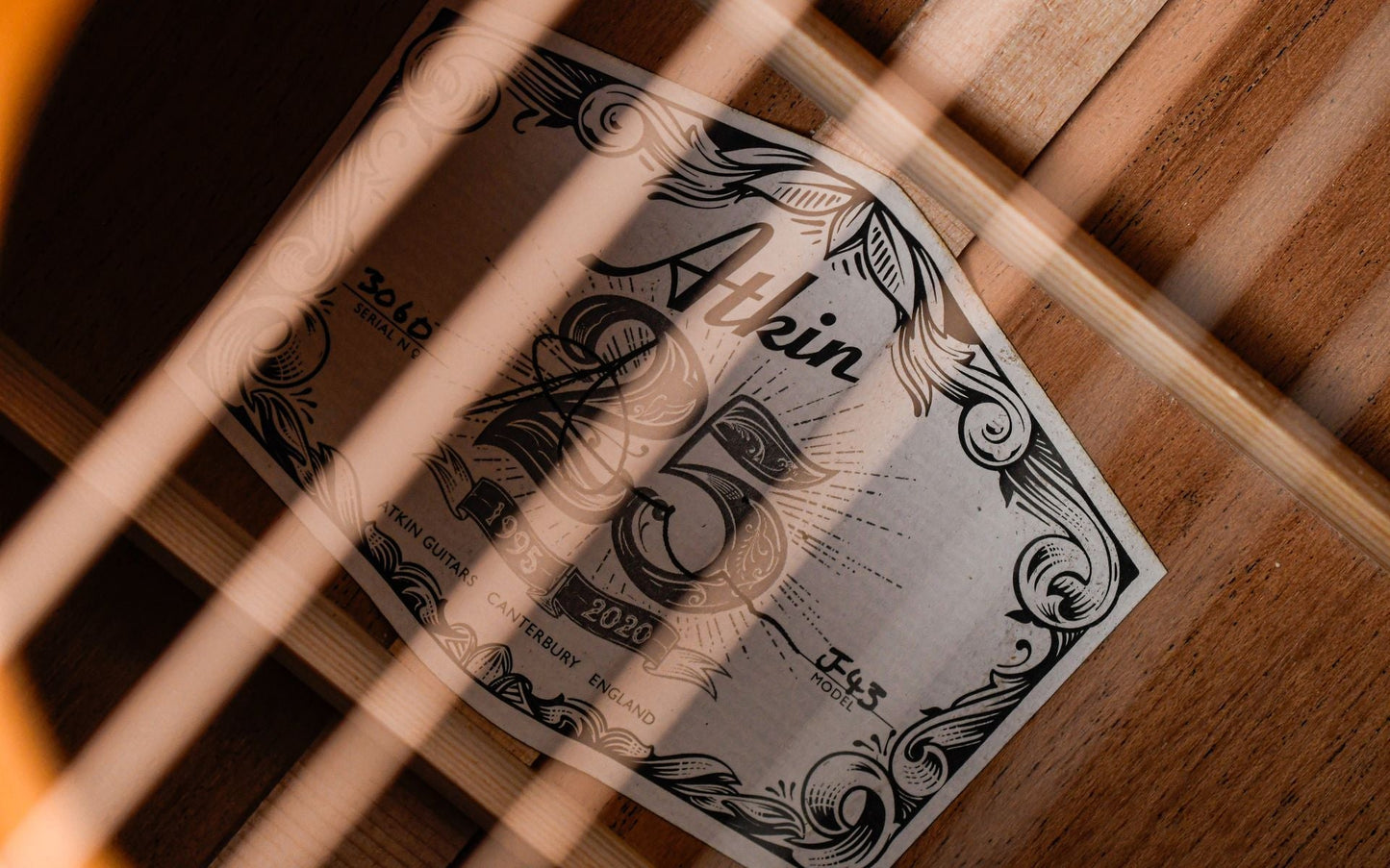 Atkin J43 Baked Sitka Mahogany Aged Sunburst