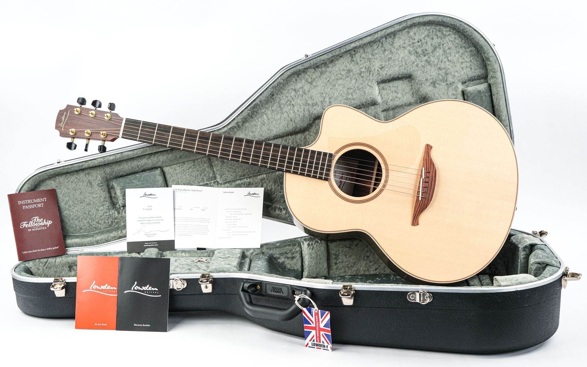 Lowden F32C Indian Rosewood Spruce