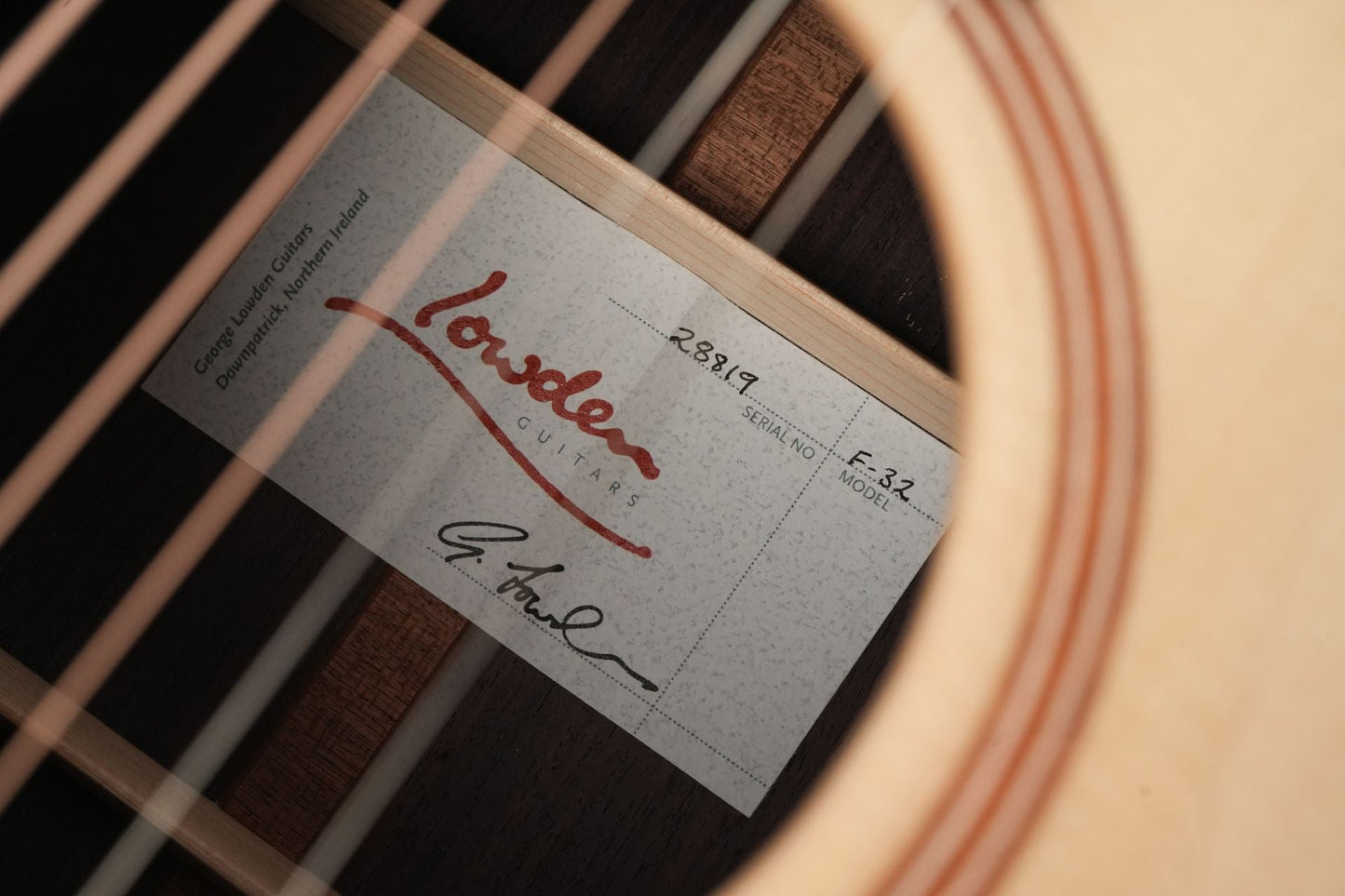 Lowden F32 Rosewood Spruce