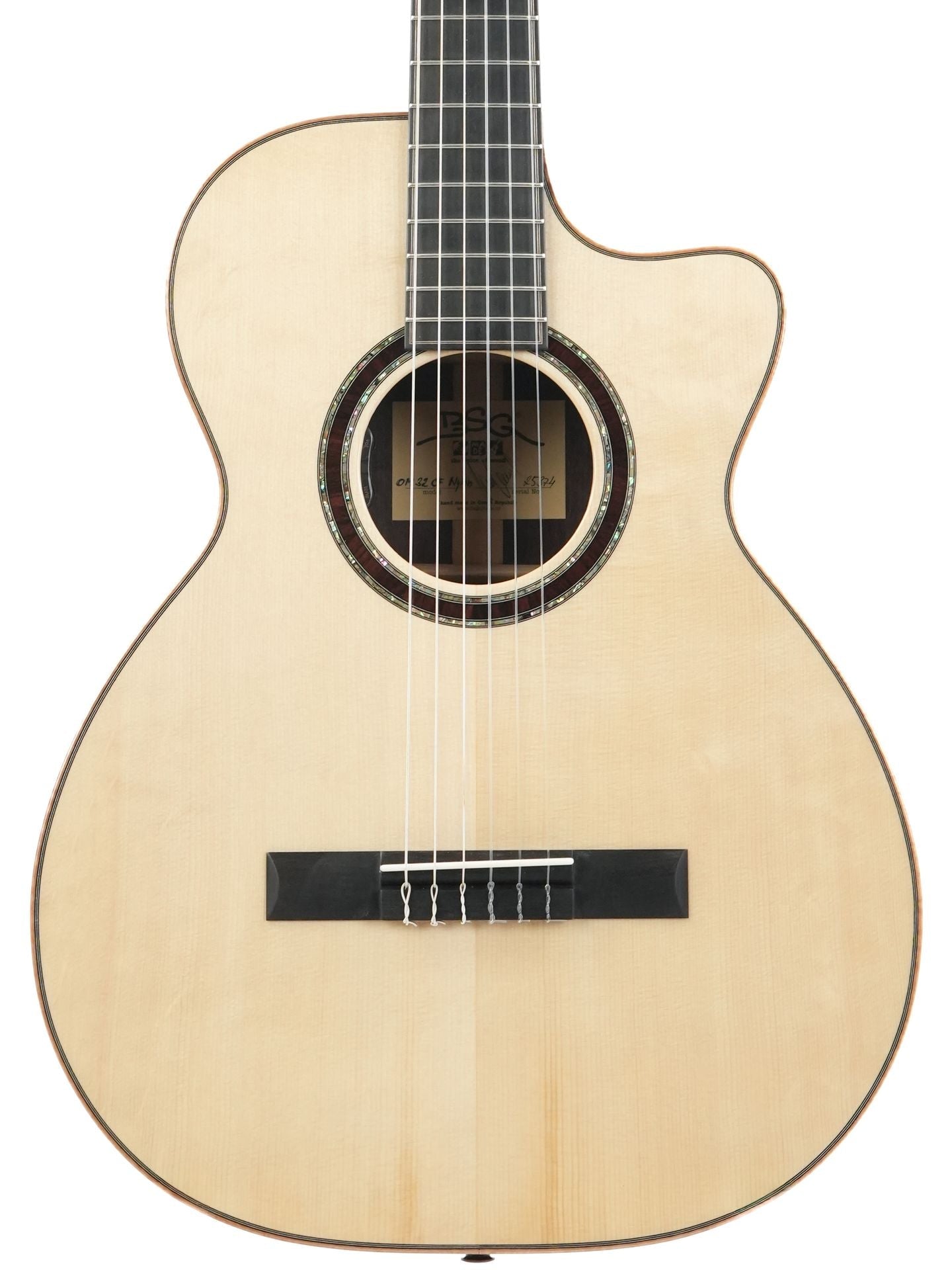 BSG OM32CF Nylon Spruce Madagascar Rosewood