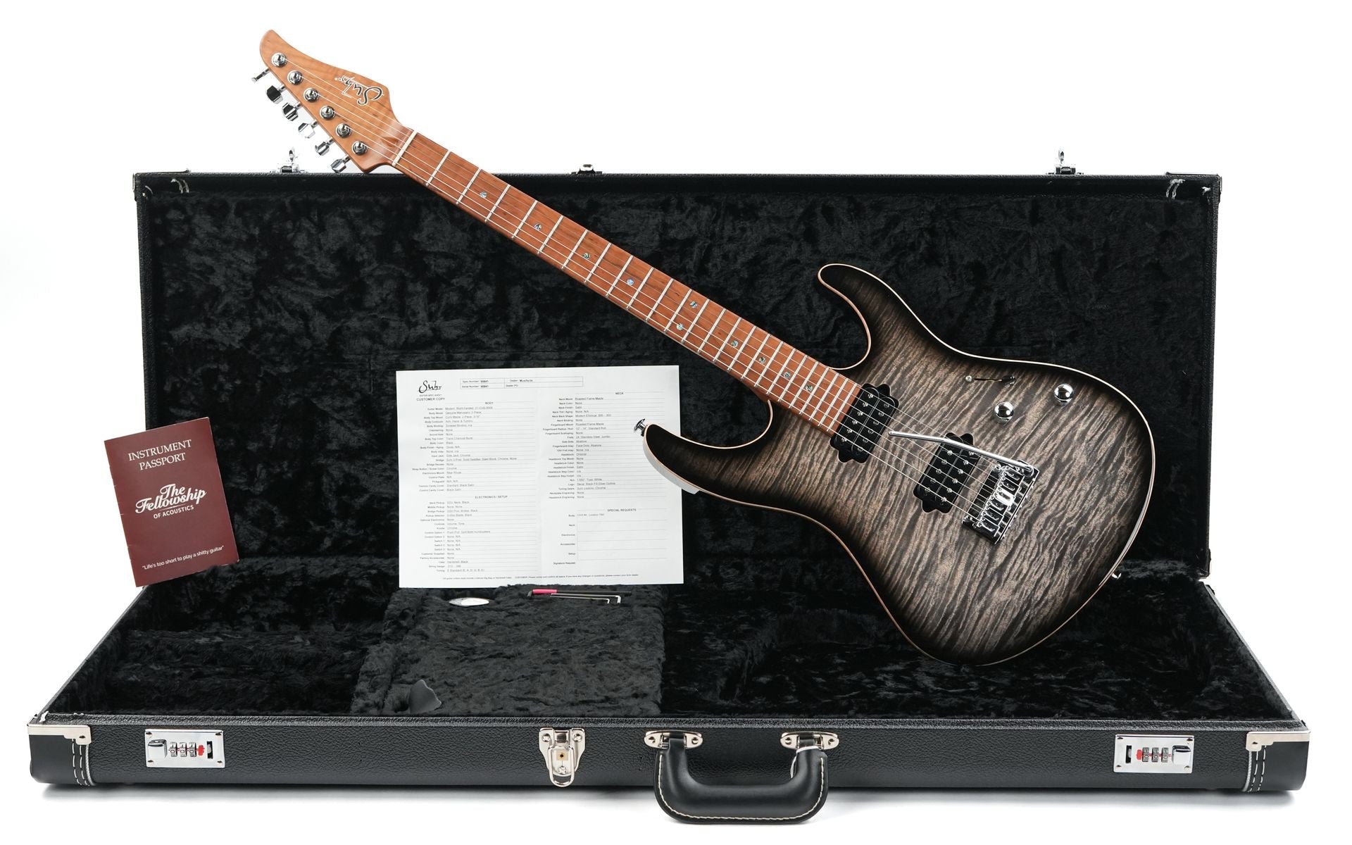 Suhr Modern Custom Trans Charcoal Burst