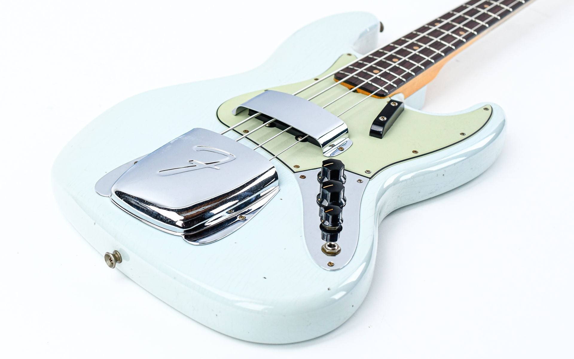 Fender Custom Shop 63 Jazz Bass Journeyman Faded Aged Sonic Blue