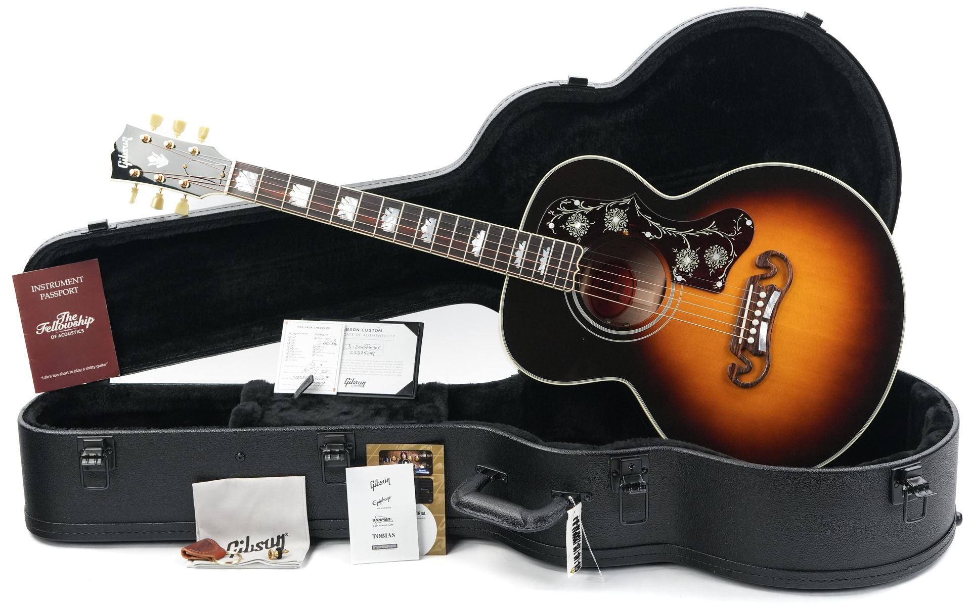 Gibson Custom J200 Parlor Vintage Sunburst #22375049