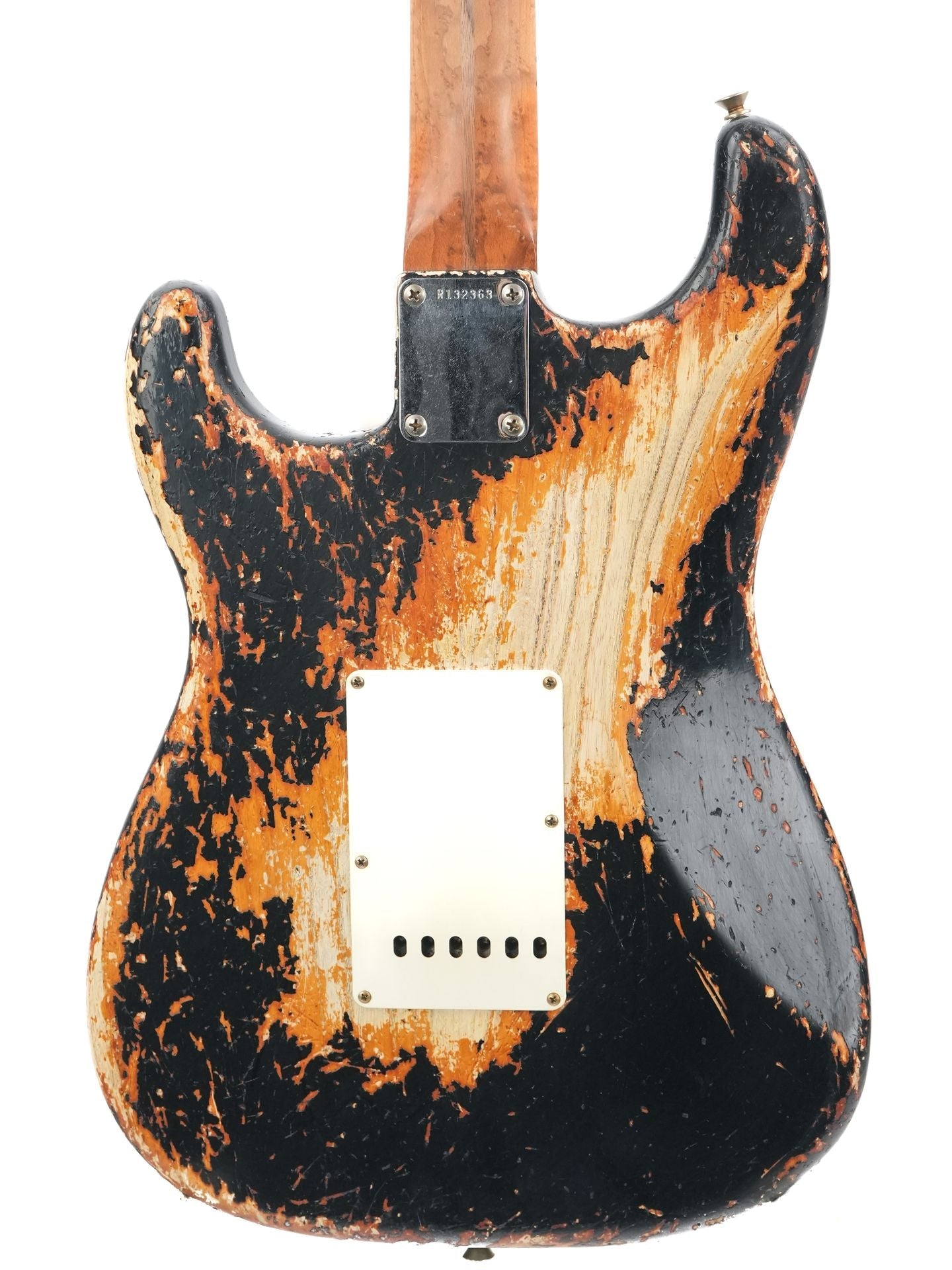 Fender Custom Shop 50's Stratocaster Dennis Galuszka Masterbuilt Black over Violin Burst Heavy Relic