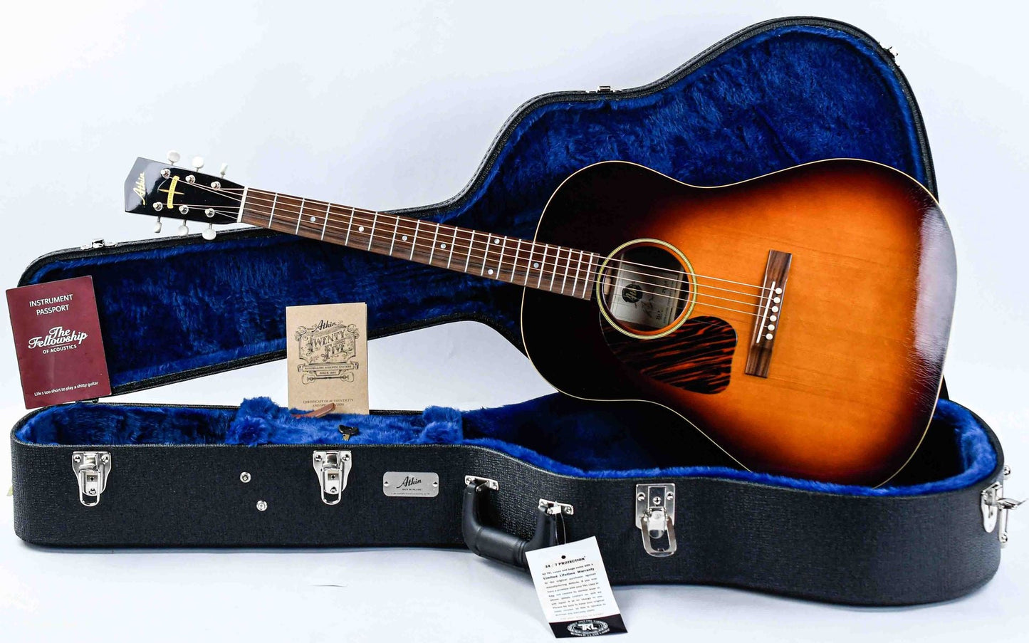 Atkin J43 Baked Sitka Mahogany Aged Sunburst Lefty