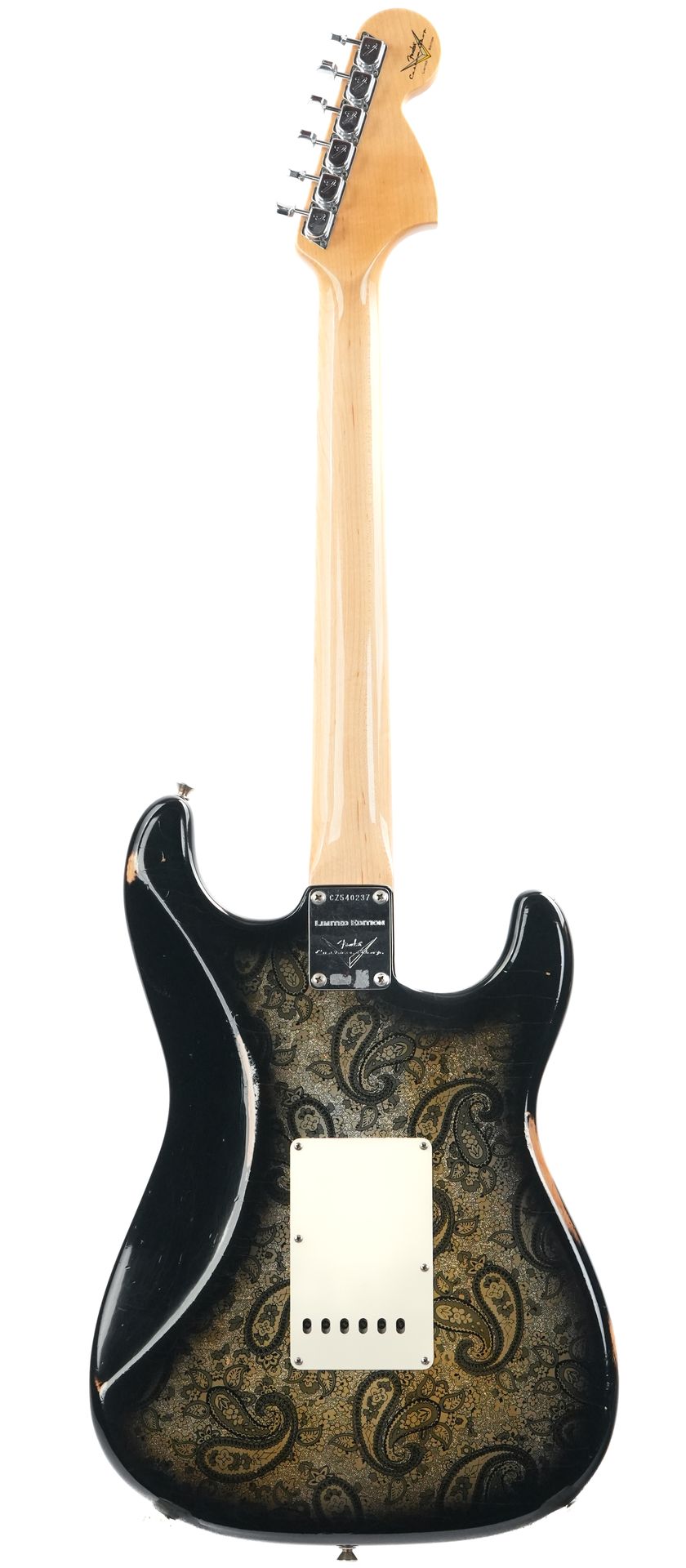 Fender 68 Stratocaster Custom Shop Ltd Black Paisley Relic Lefty 2019