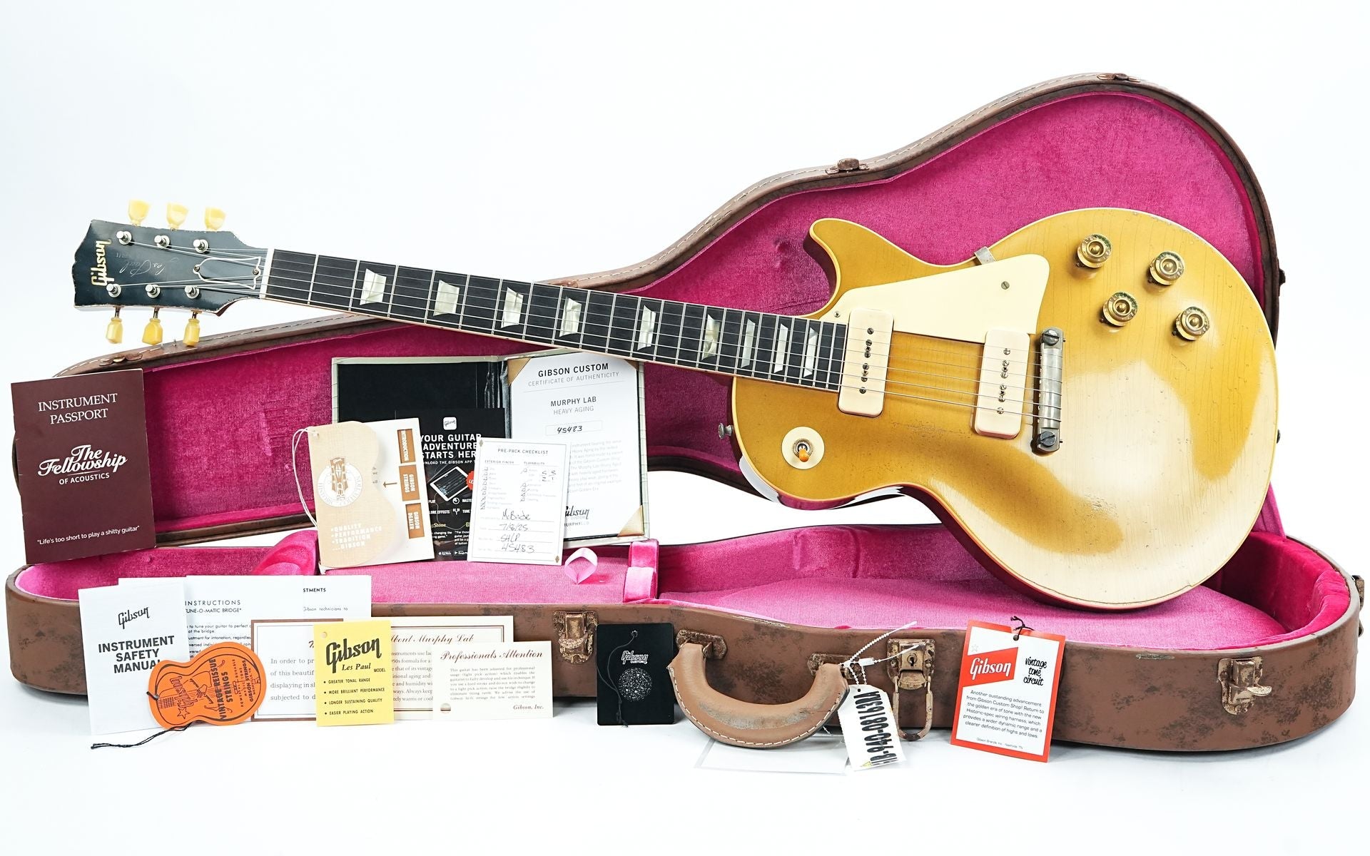 Gibson 1954 Les Paul Goldtop Reissue Murphy Lab Heavy Aged Double Gold