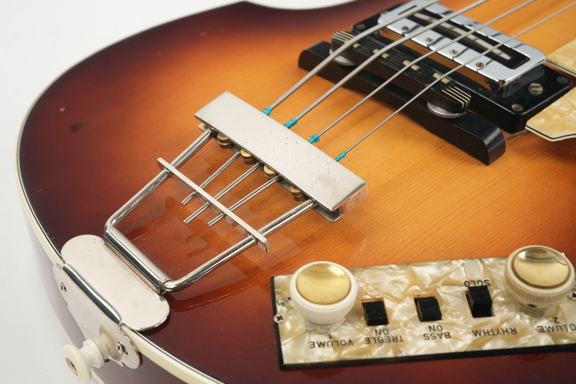 Hofner 500/1 Violin Bass 1968 with Apollo Matching Guitar