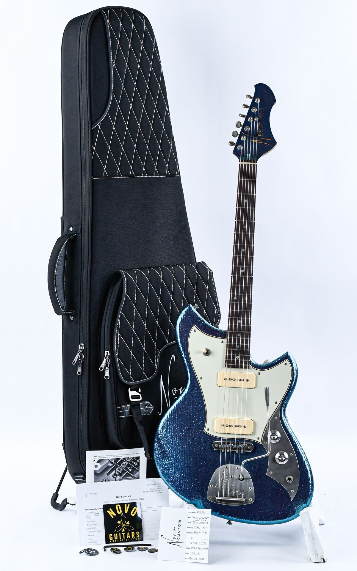 Novo Serus J Custom Lake Placid Blue Sparkle