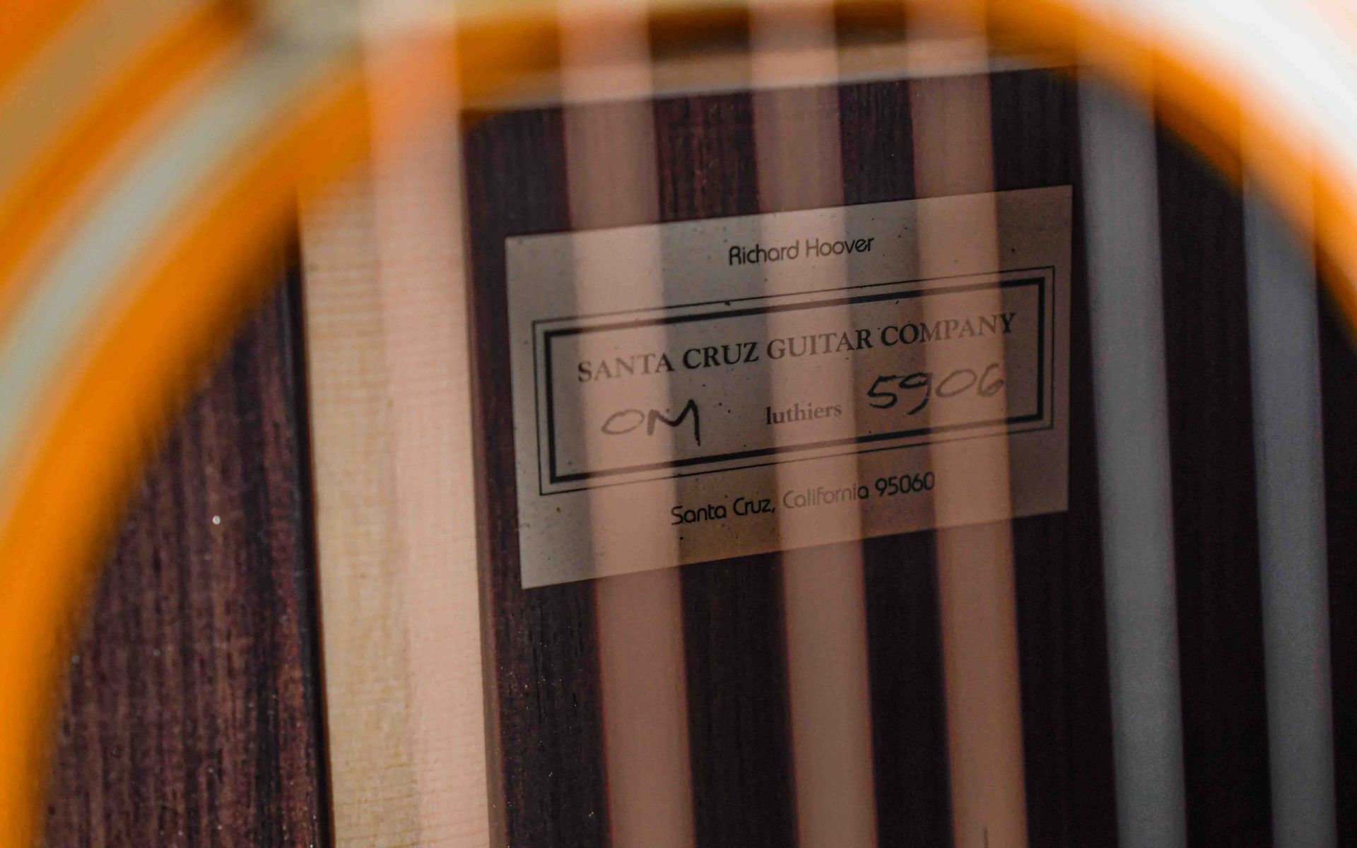 Santa Cruz OM Bearclaw Spruce Rosewood Sunburst 2019