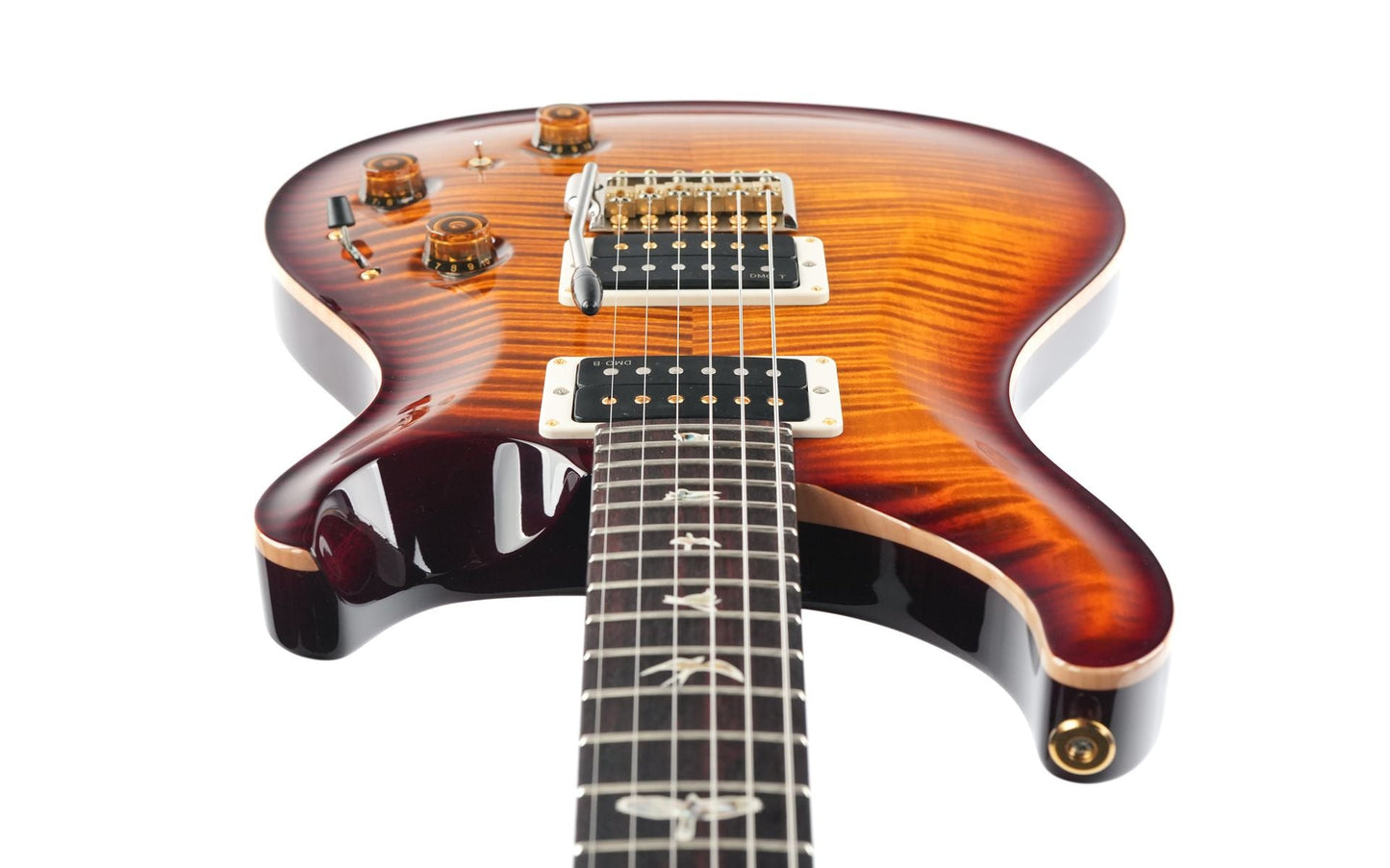 PRS Custom 24 10 Top Piezo Black Gold Burst