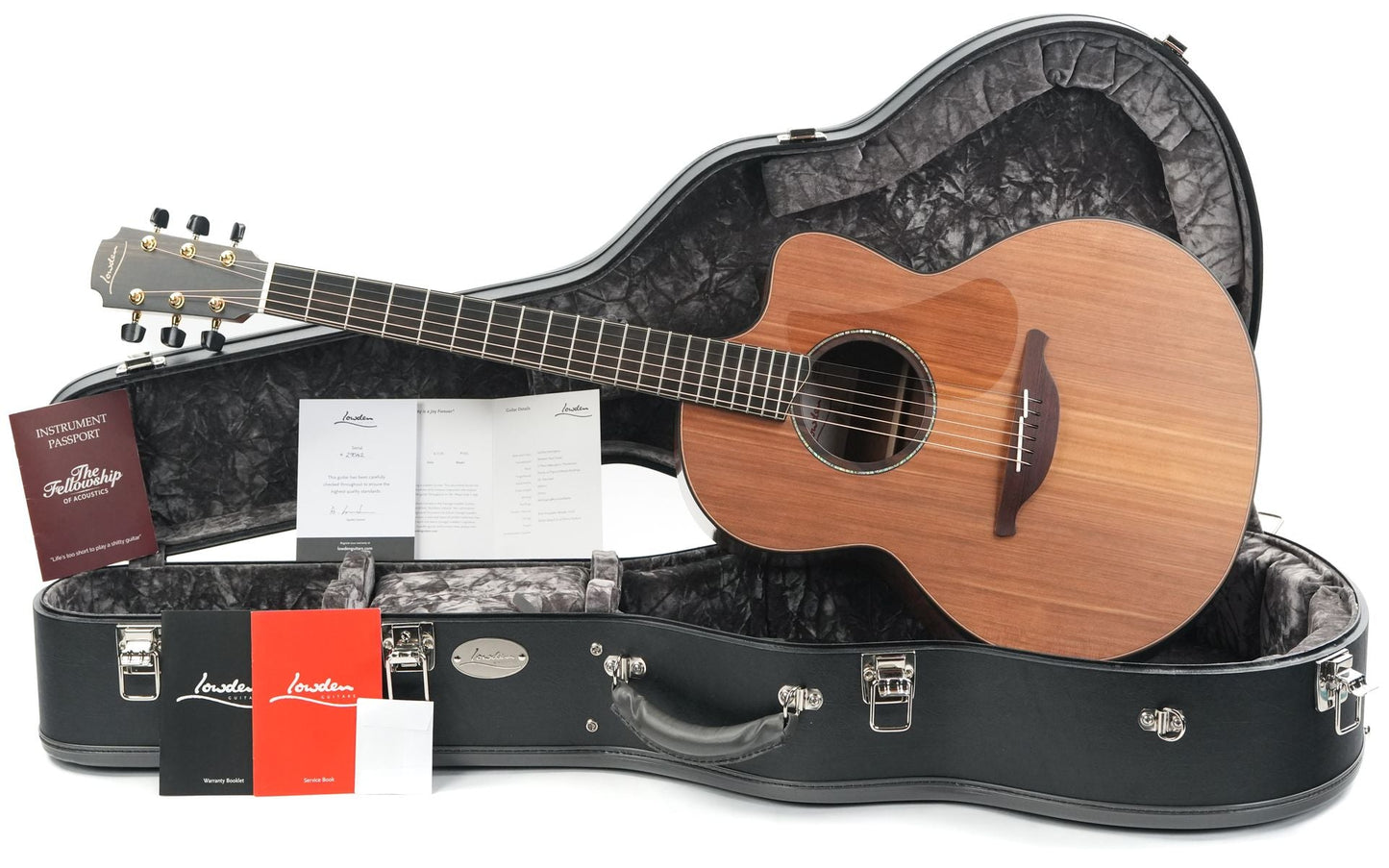 Lowden F50C Quilted Mastergrade Mahogany Red Cedar