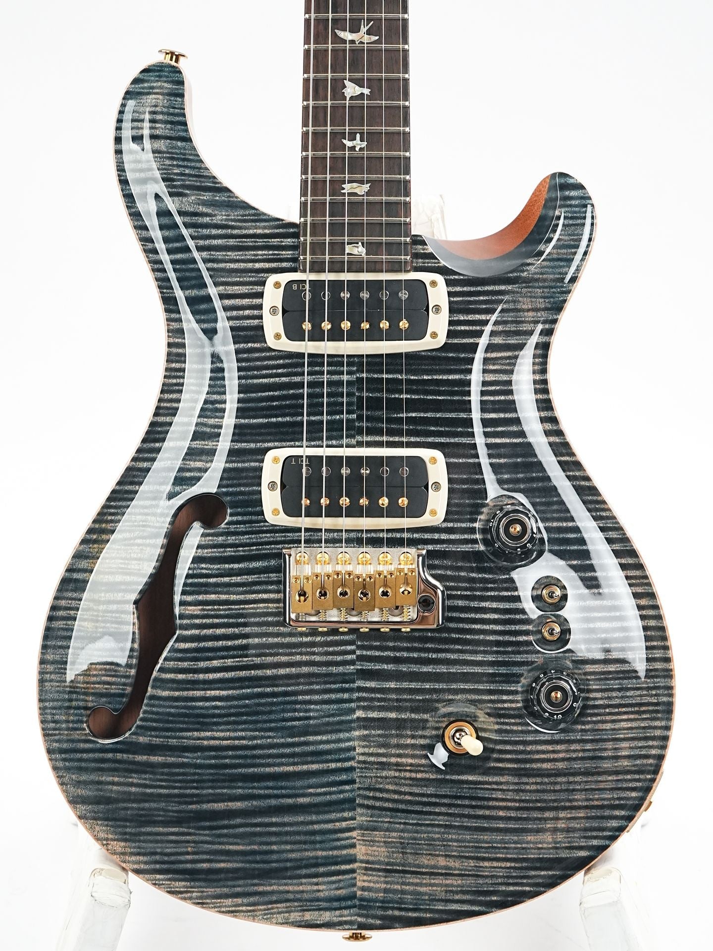 PRS 40th Anniversary Custom 24-08 Semi-Hollow Limited Edition Faded Whale Blue 2025