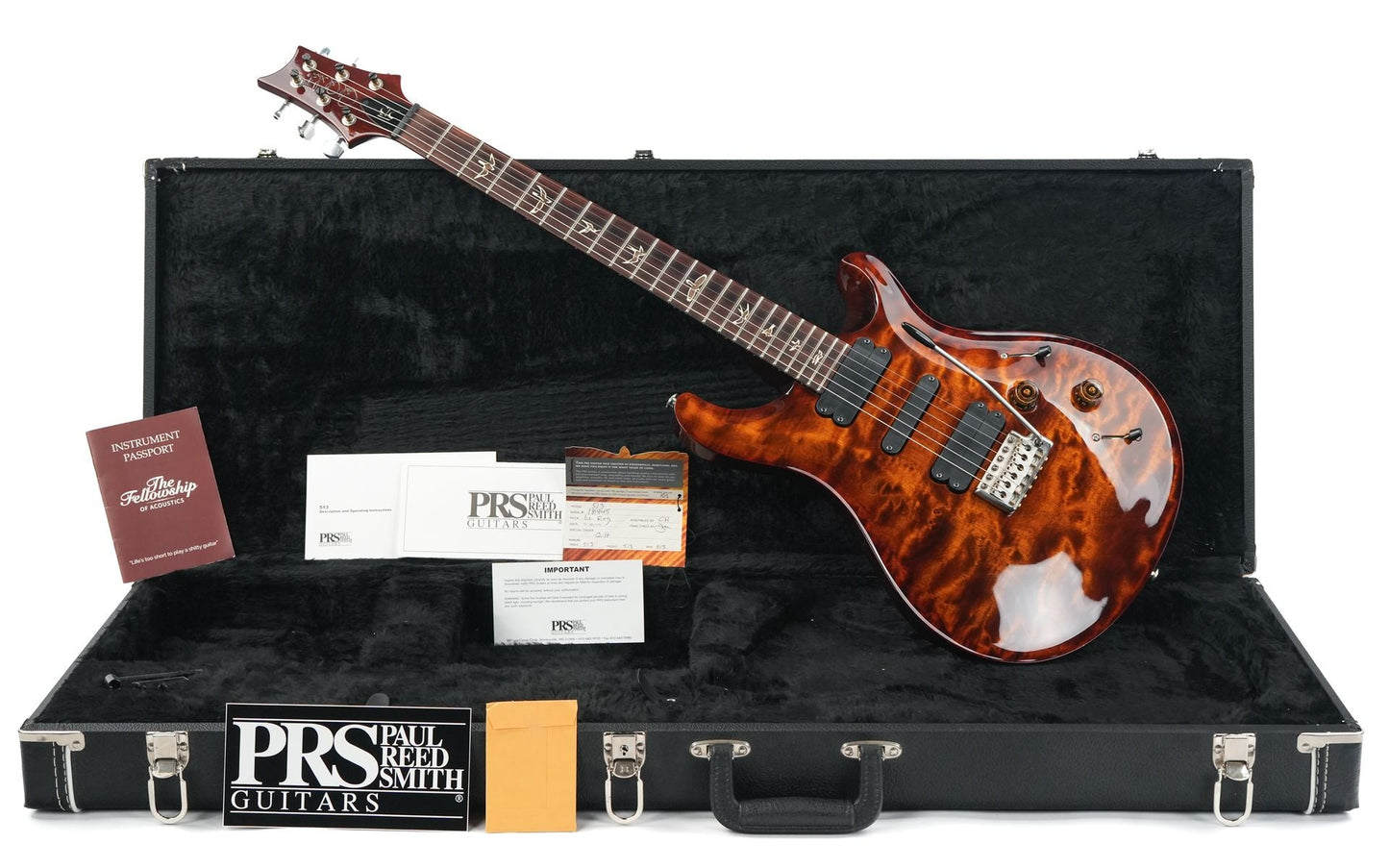 PRS 513 One piece Quilted Maple Top Black Gold 2011