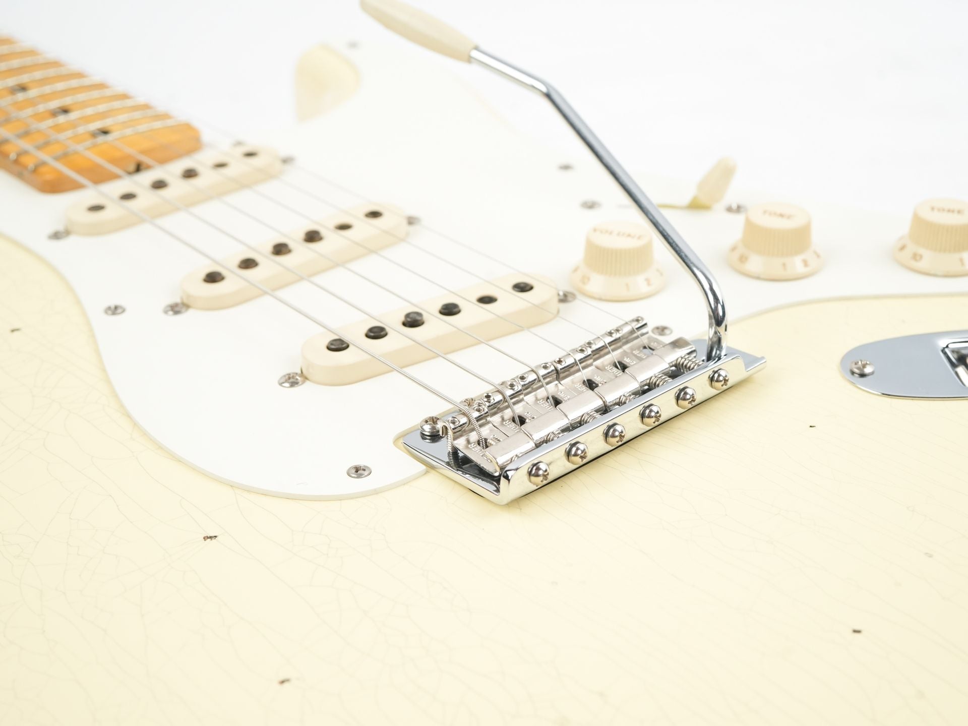 Fender Custom Shop '55 Stratocaster Vintage White Journeyman