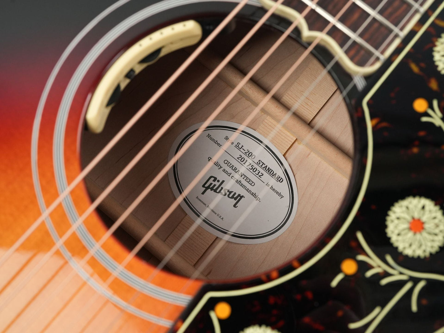Gibson SJ200 Standard Maple Tri Burst