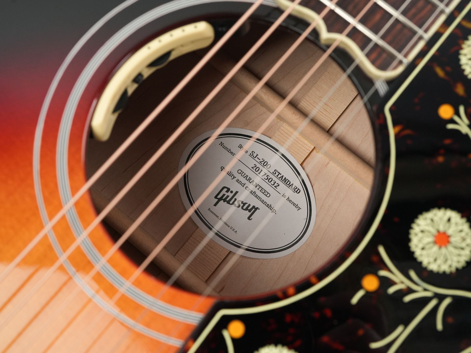 Gibson SJ200 Standard Maple Tri Burst