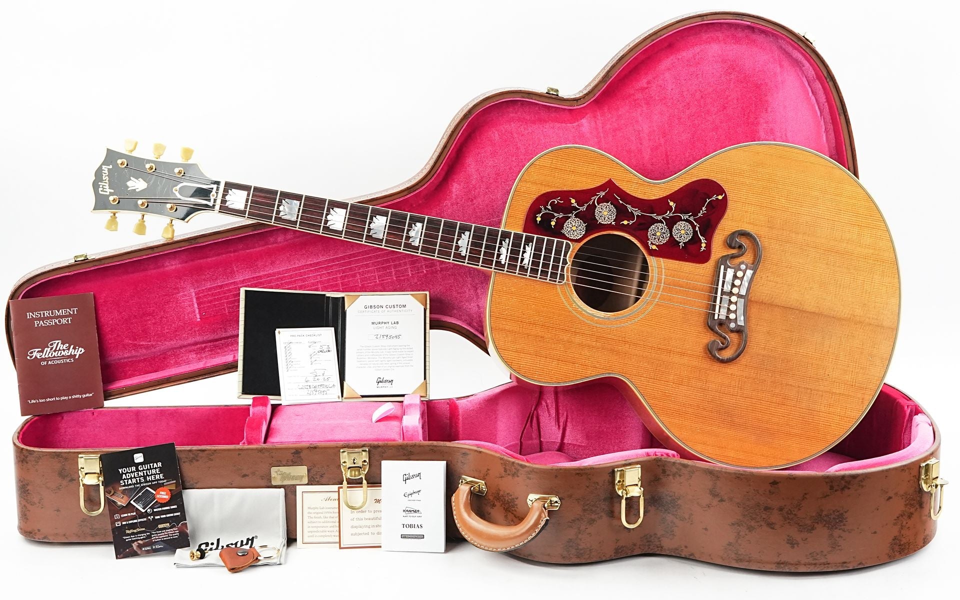 Gibson 1957 SJ200 Light Aged Dark Natural #21455035
