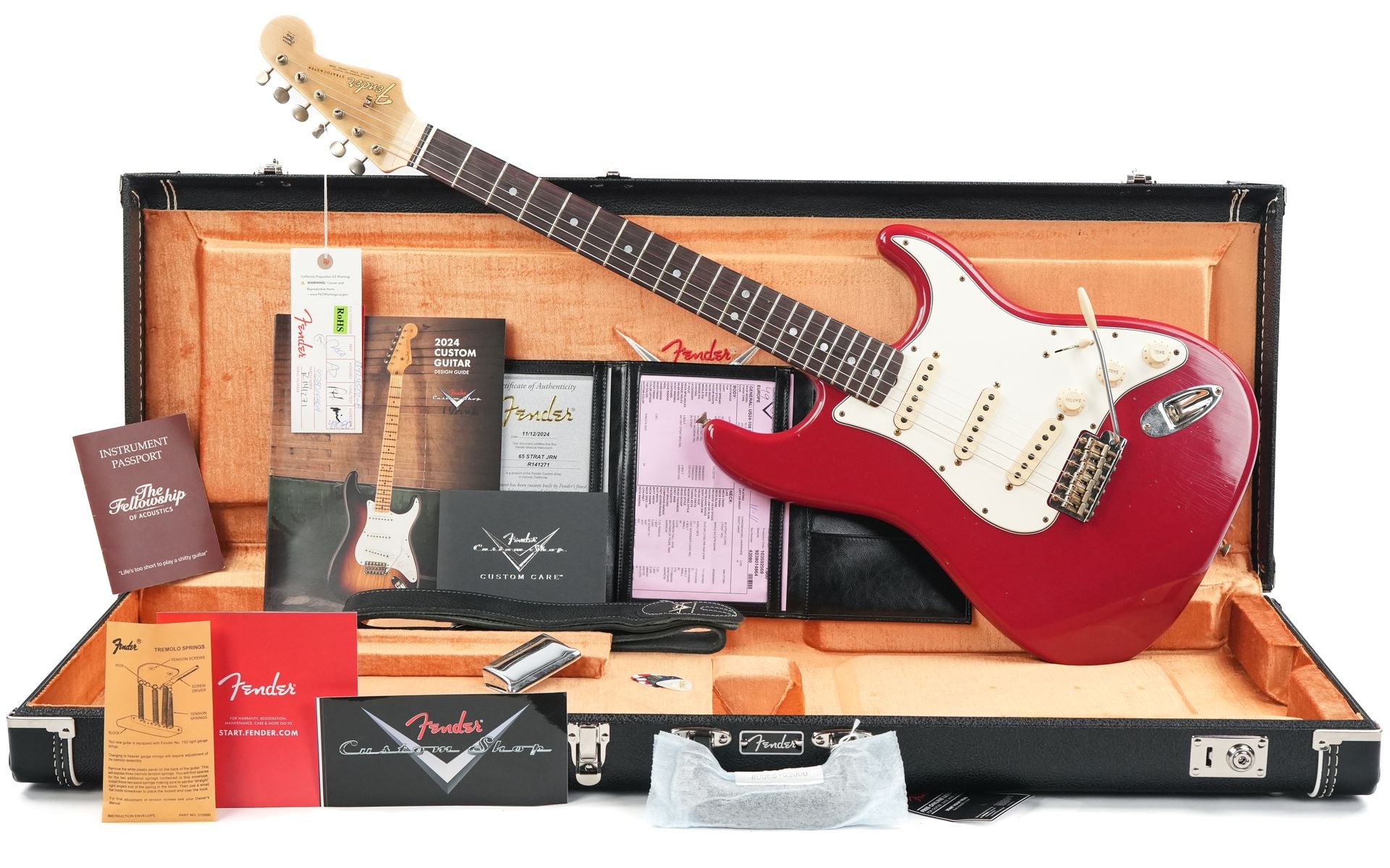 Fender Custom Shop 1965 Stratocaster Dakota Red Journeyman Relic