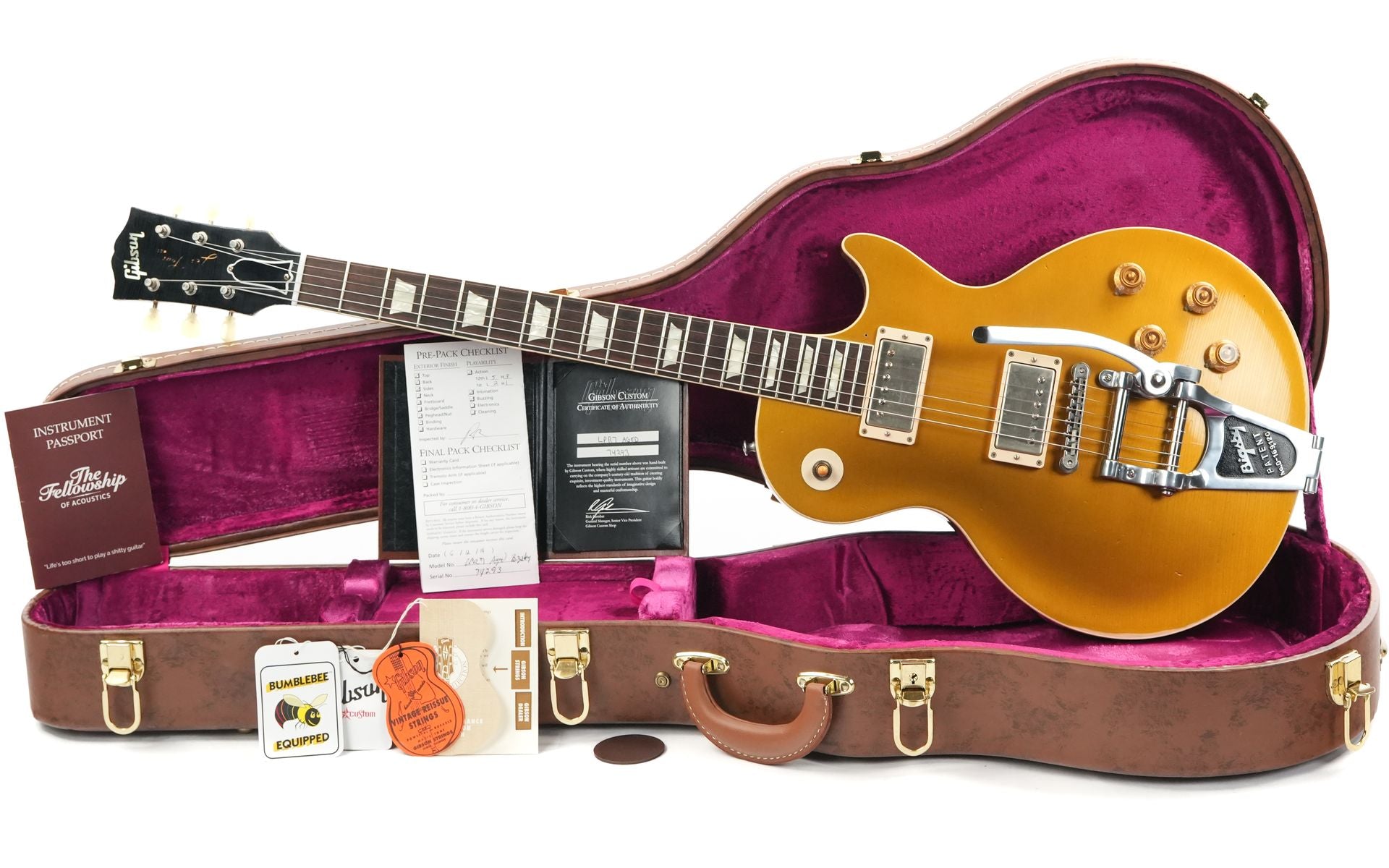 Gibson Les Paul LPR7 Goldtop Aged 2014