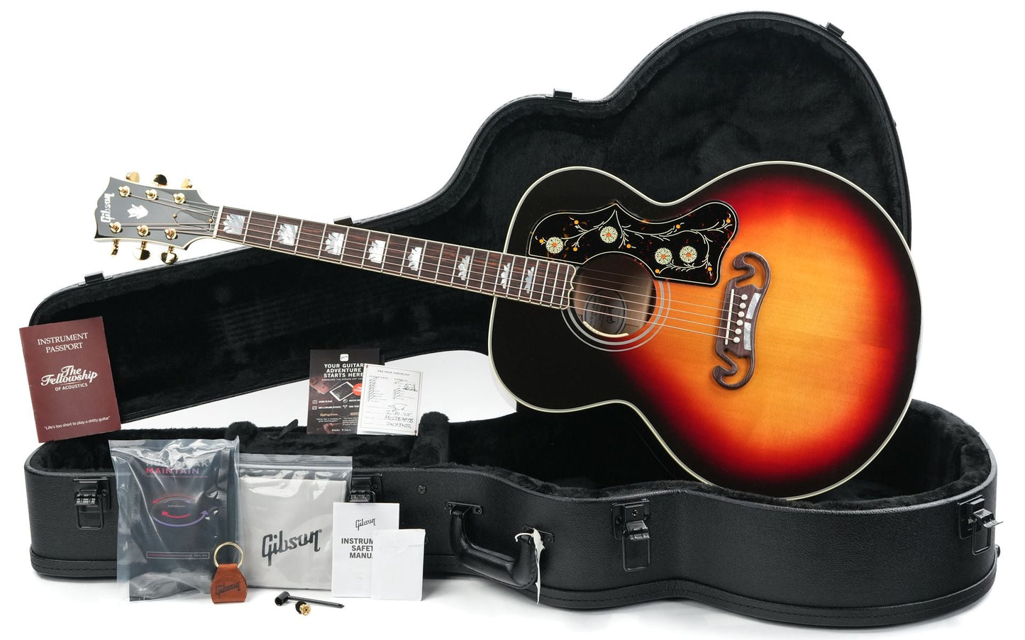 Gibson SJ200 Standard Maple Tri Burst